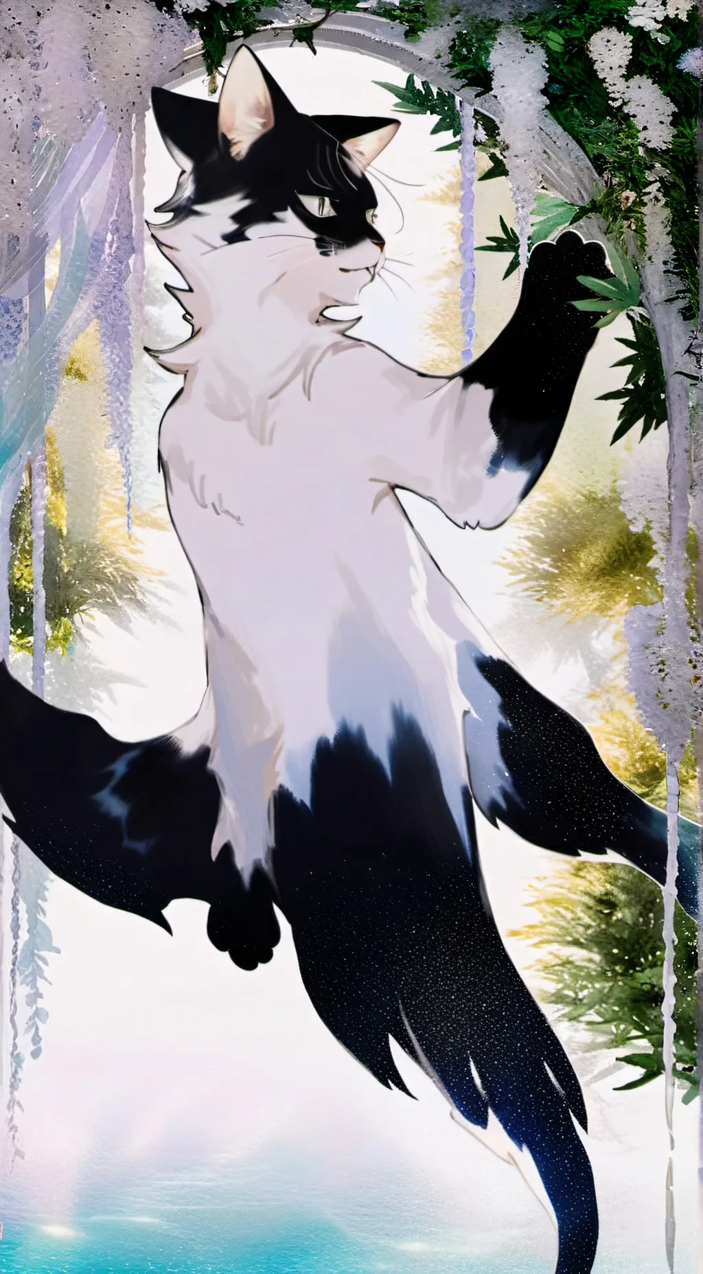 ai character: Mystic Orcat Spiri background