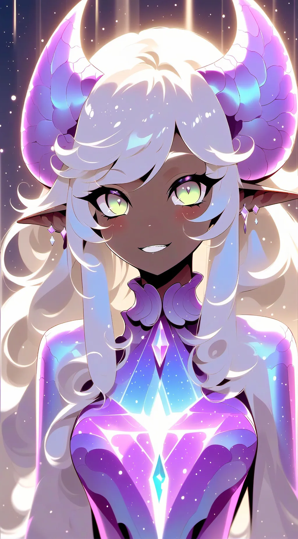 ai character: Musika Geico  background