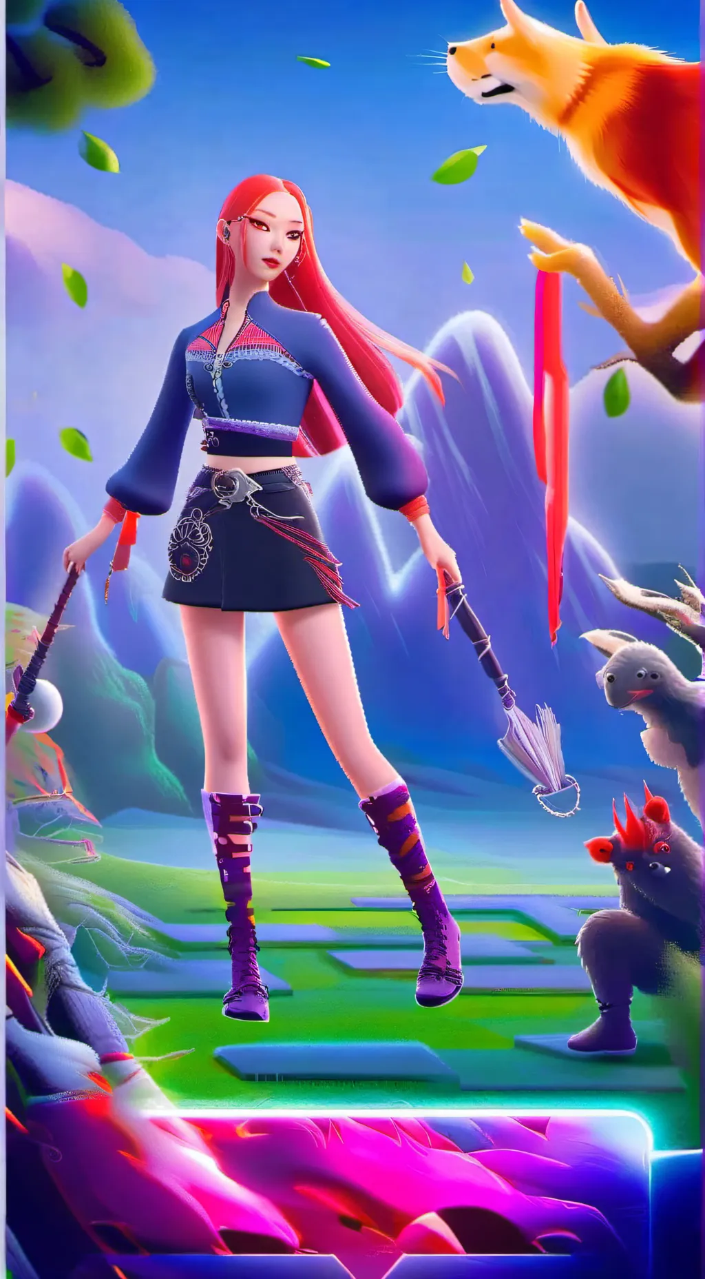 ai character: Mira background