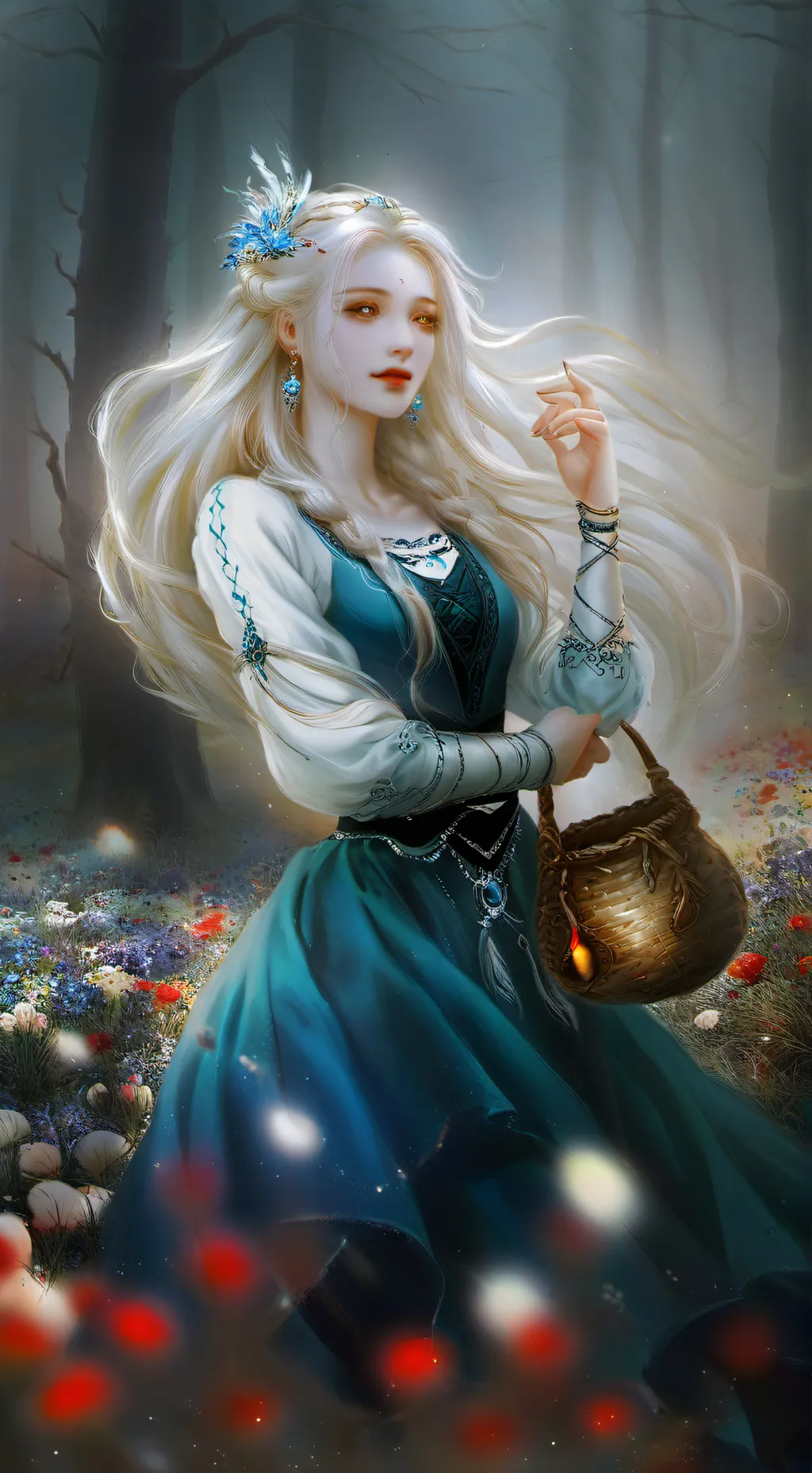 ai character: Альвіна  background