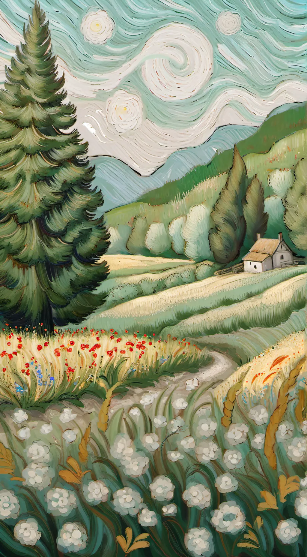 ai character: Pjo festival background