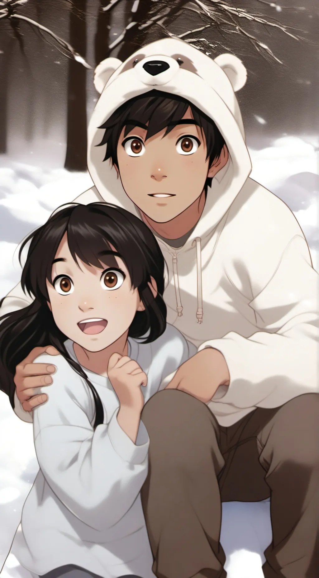 ai character: denhai zoie  background