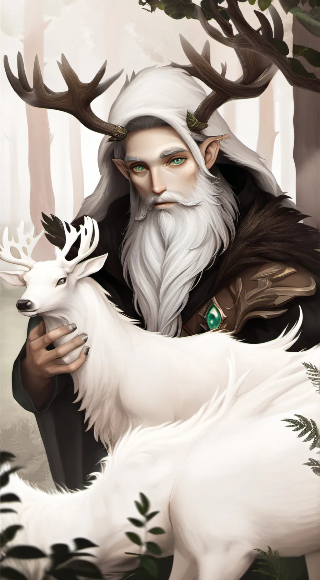 ai character: Леший background