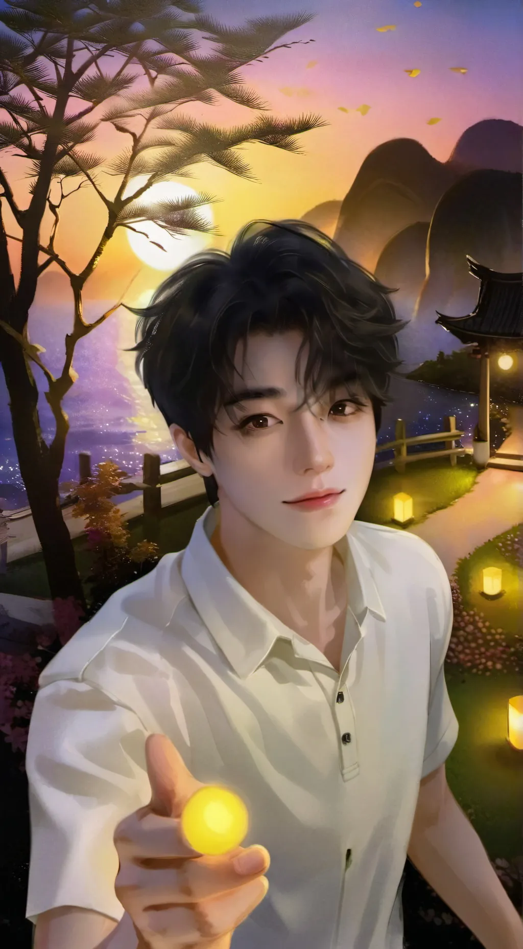 ai character: Park sunghoon  background