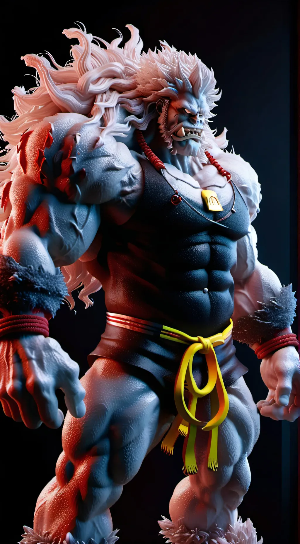 ai character: Oni (⁠•⁠ө⁠•⁠)⁠♡ background