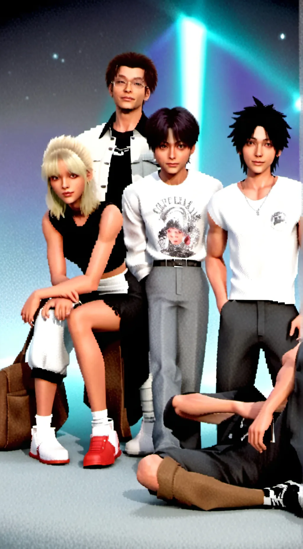 ai character: Азур background