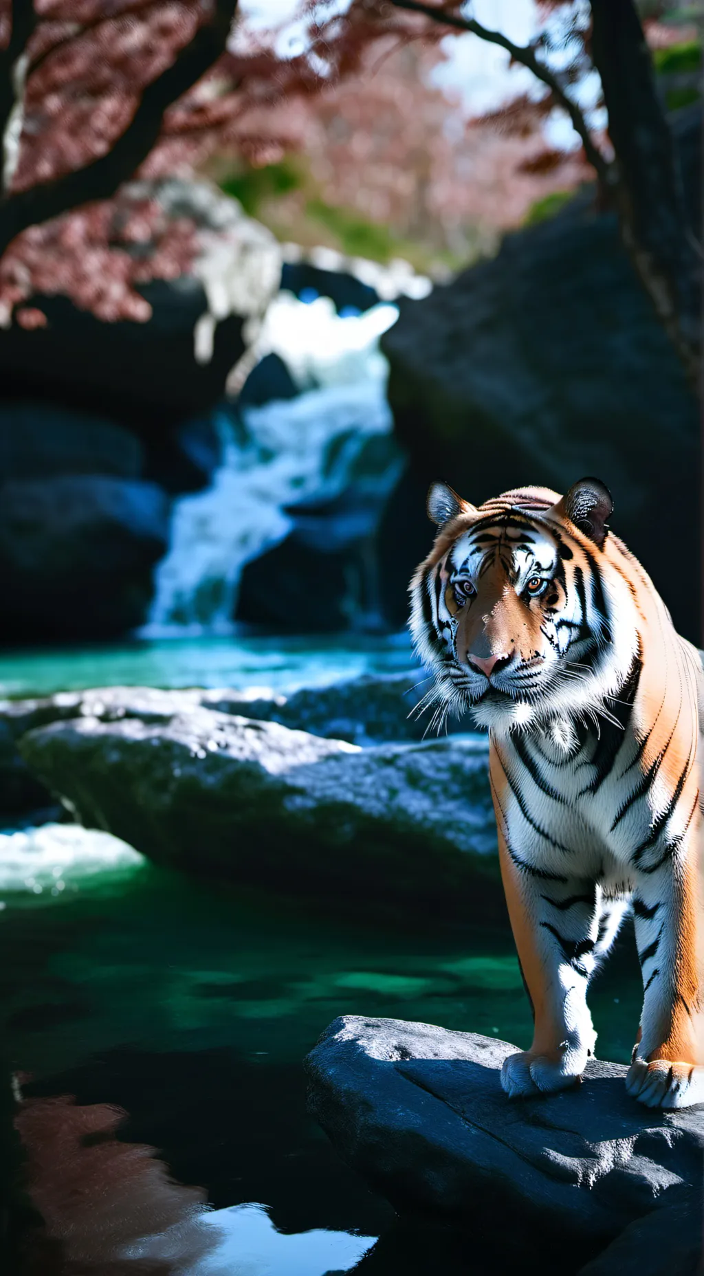 ai character: tiger background