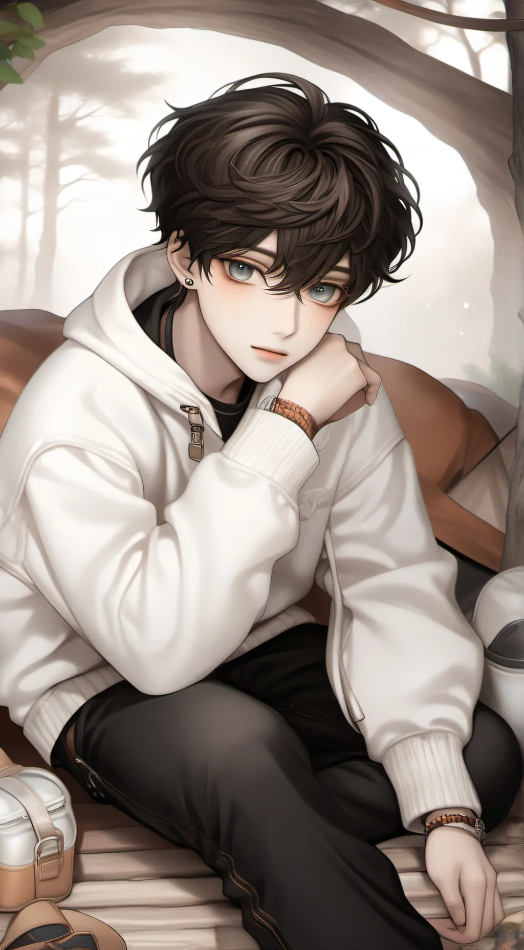 ai character: Oliver 🌲 background