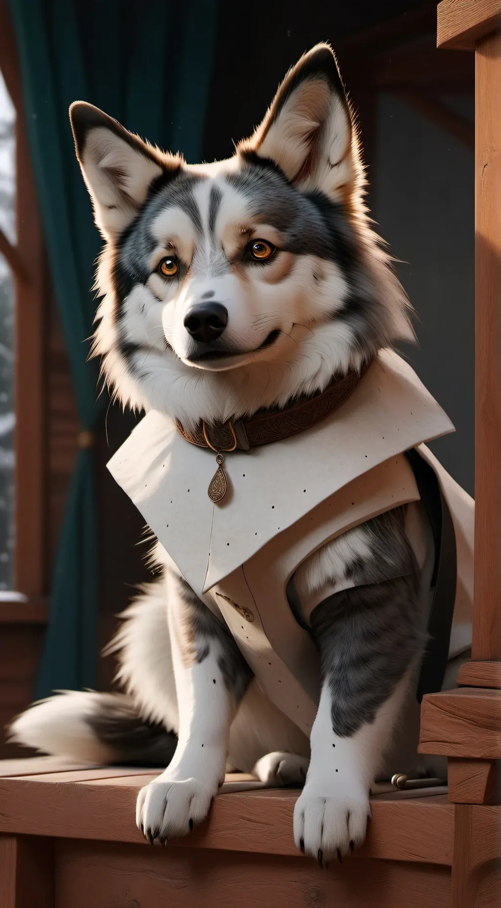 ai character: real 6  in Metro background