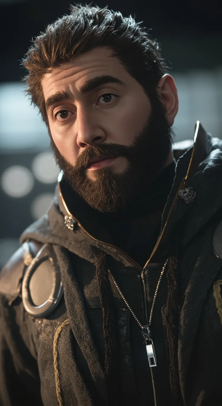 ai character: Fr me background