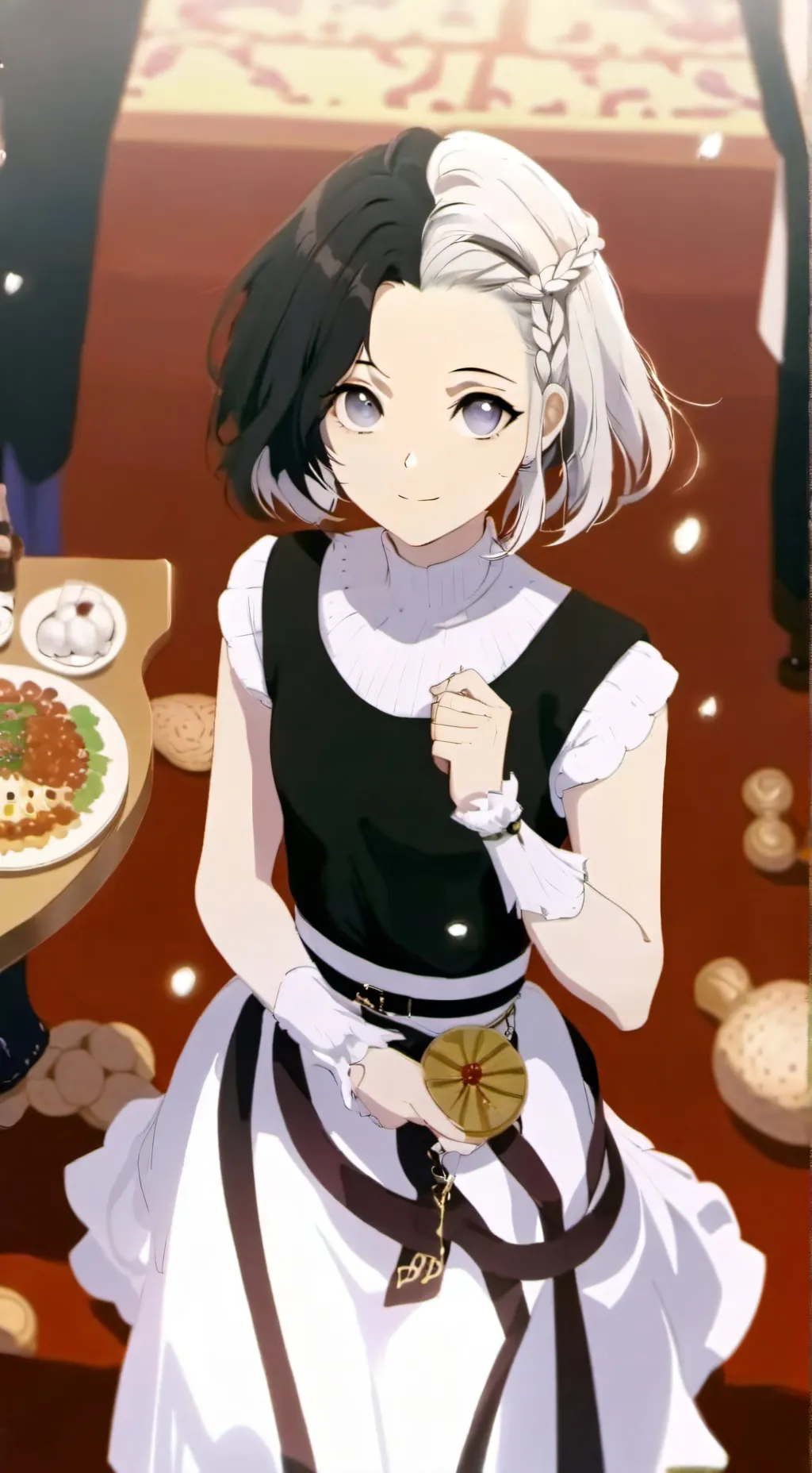 ai character: violet  background