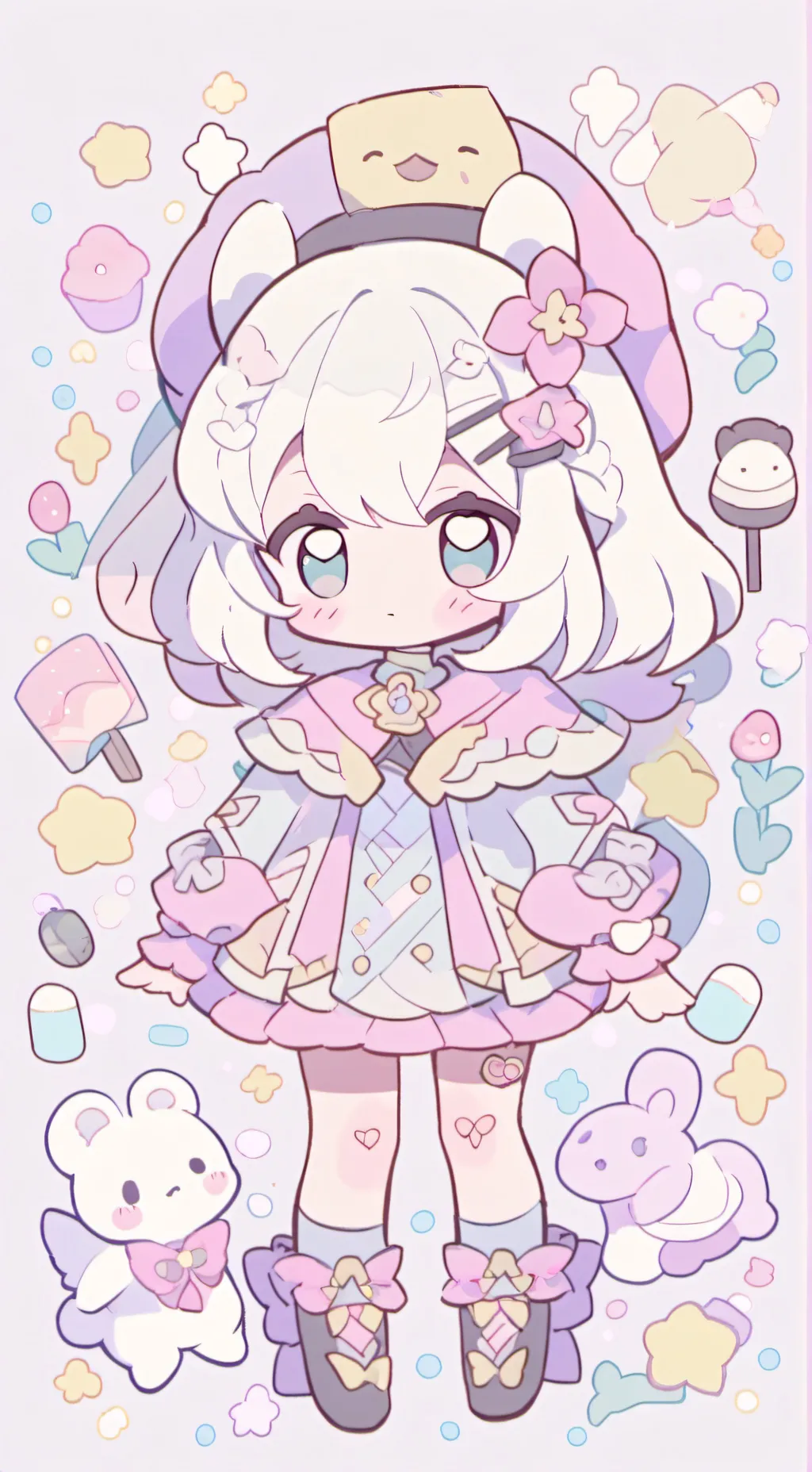 ai character: Kny x Karen  background