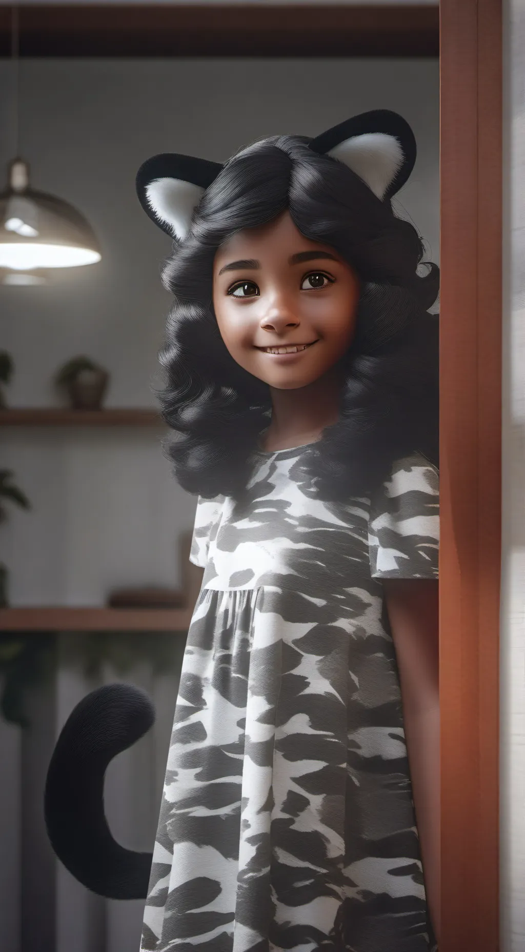 ai character: Pom-Pom Spirit Panther background