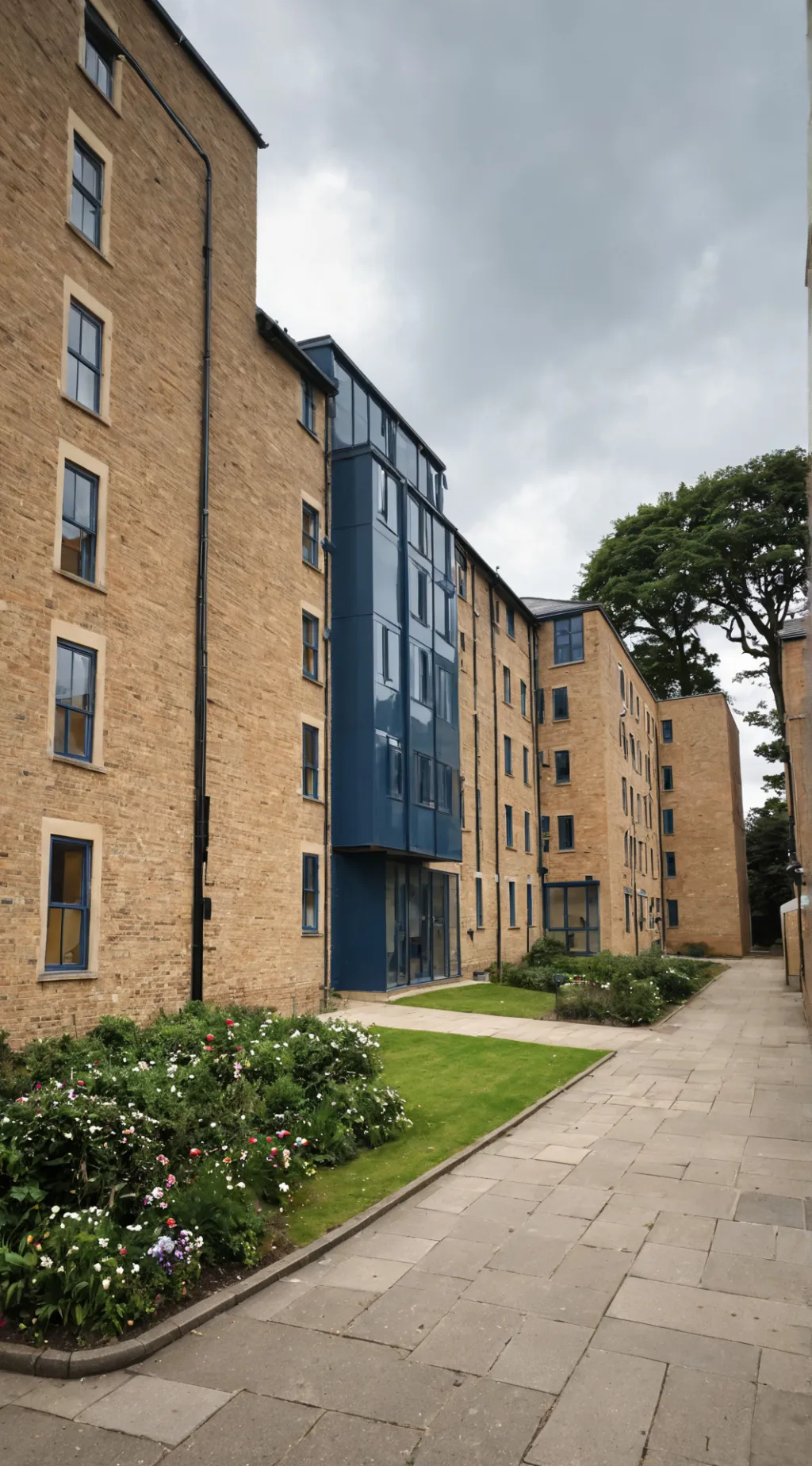 ai character: University Dorm background