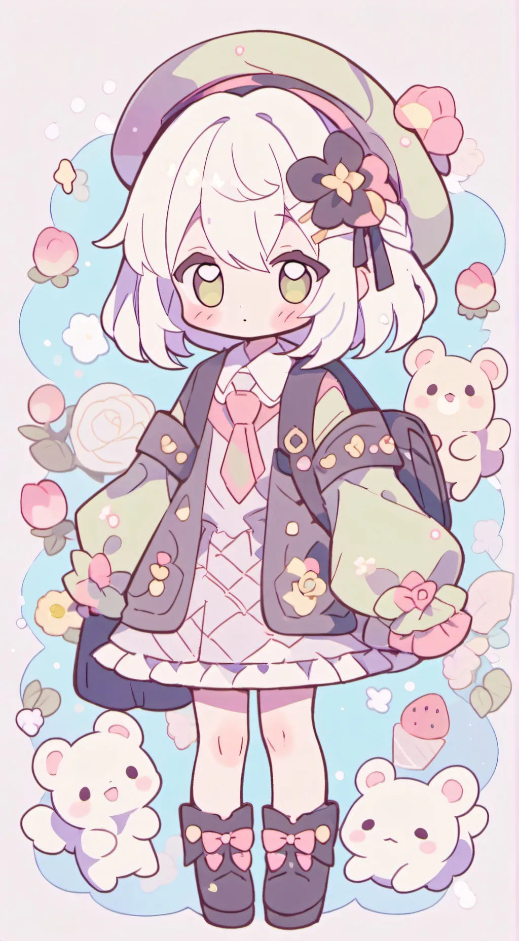 ai character: пица🍕 background