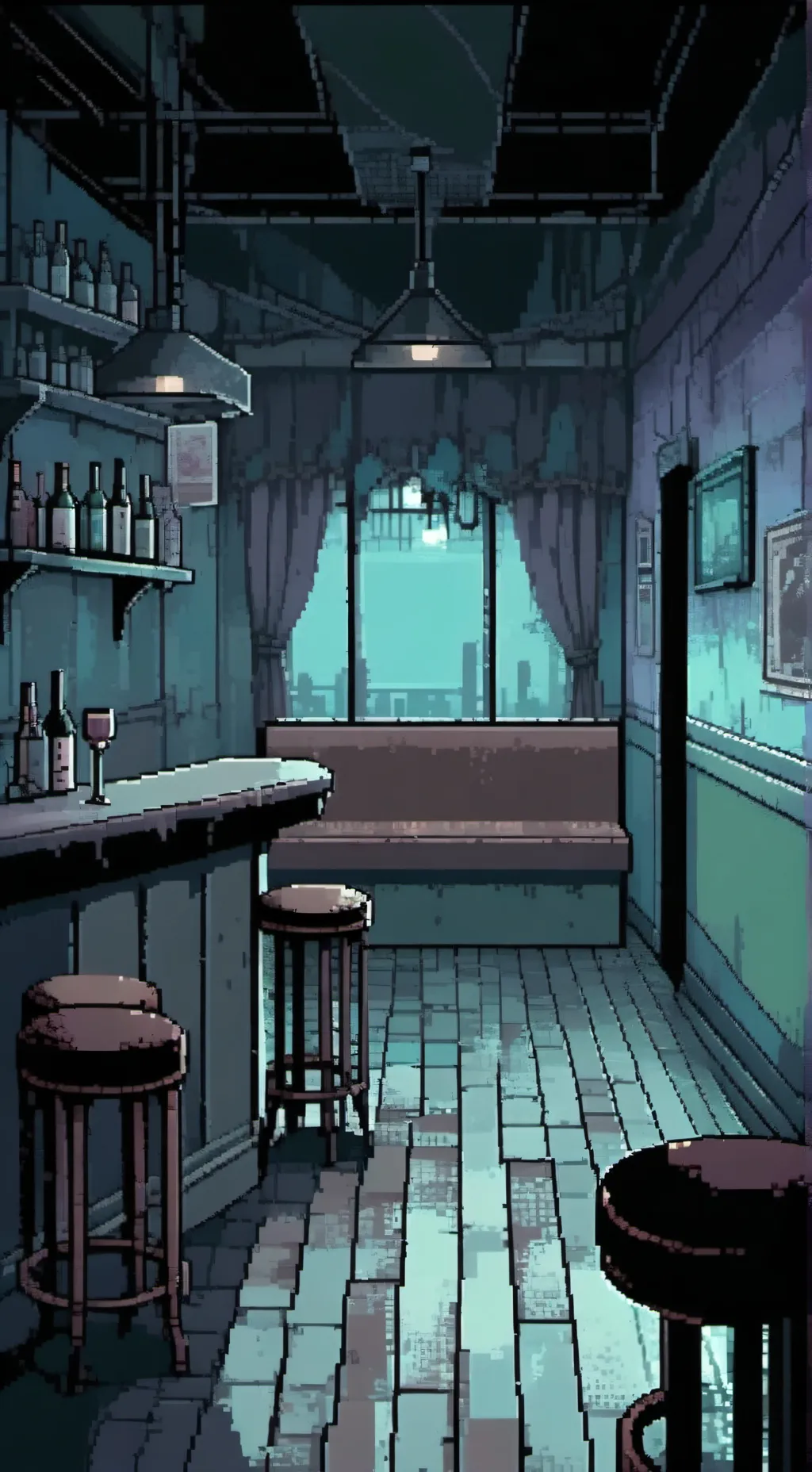 ai character: BenchTrio: Trouble background