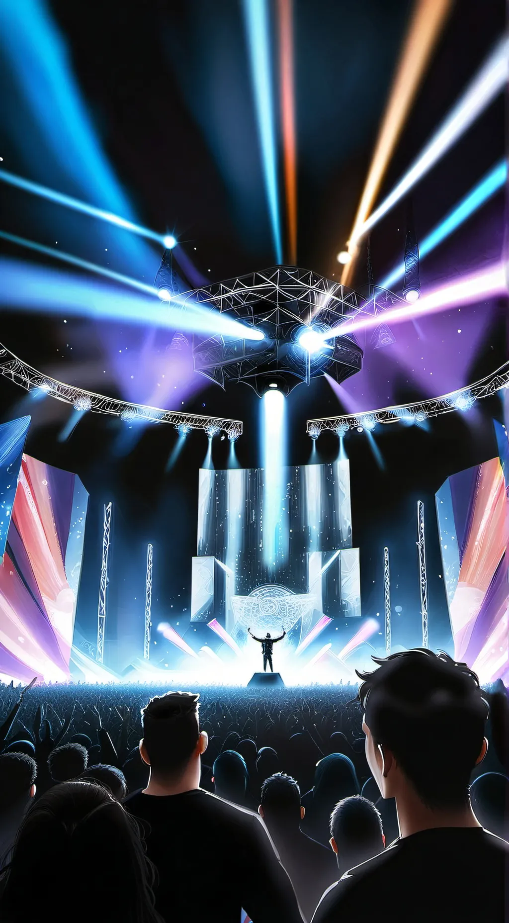 ai character: Kpop demon hunters background