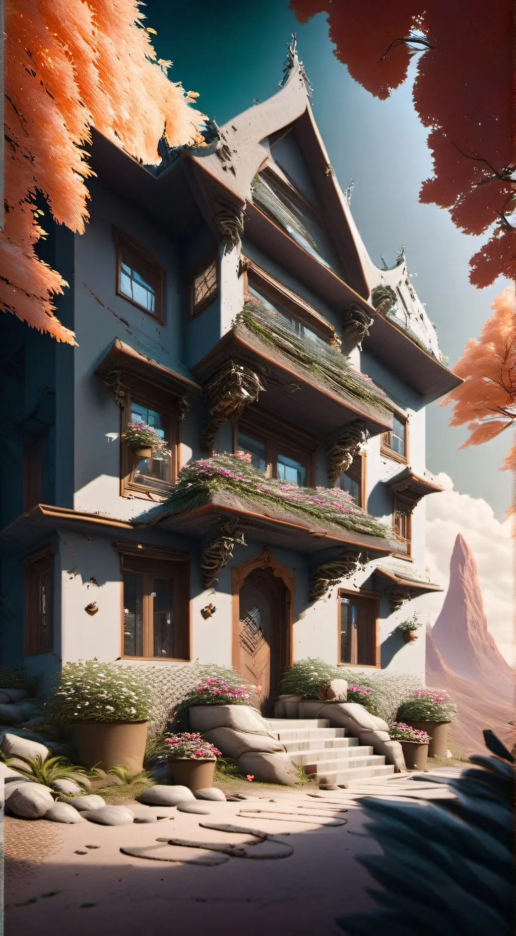 ai character: CH TP to Ur House background