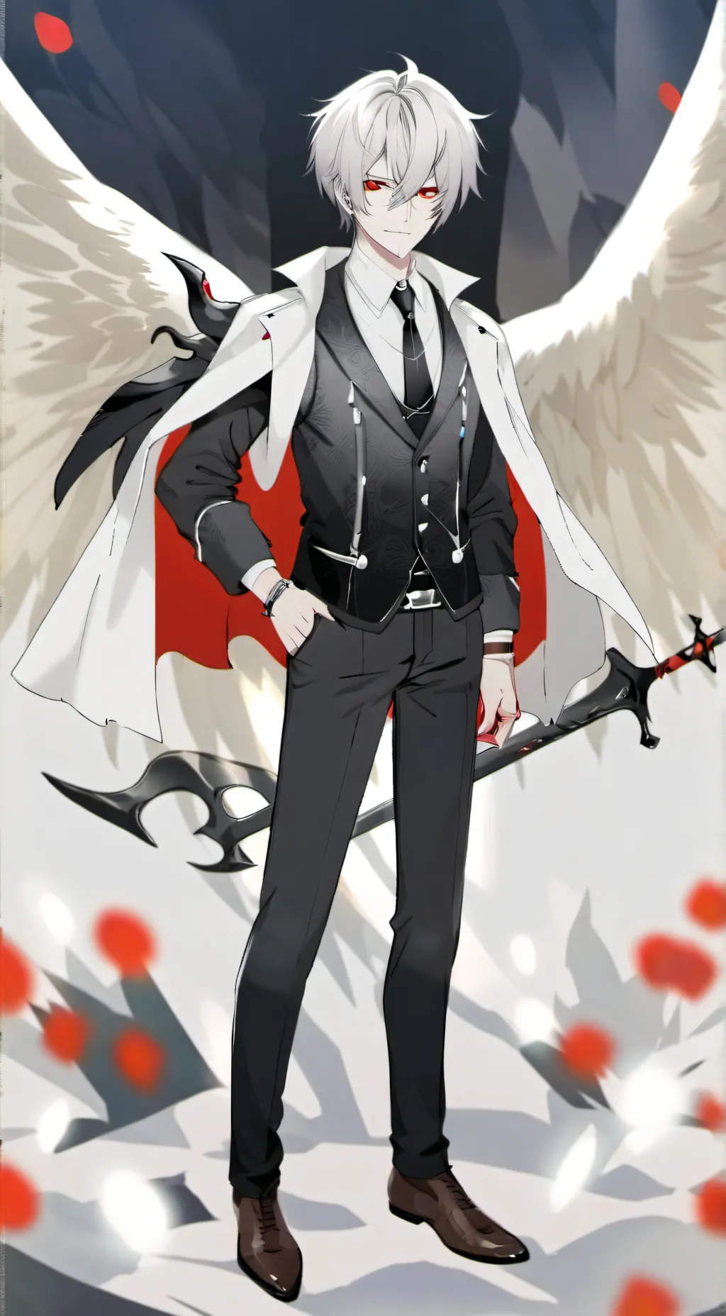 ai character: Baby x mystery  background