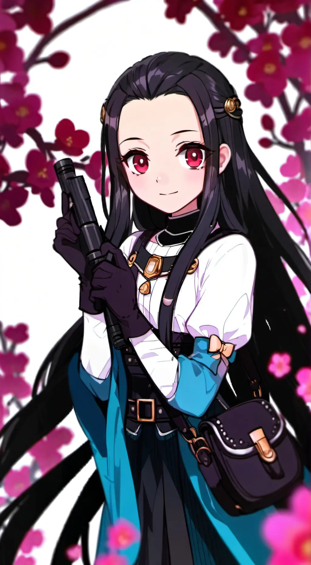 ai character: kny a la plage  background