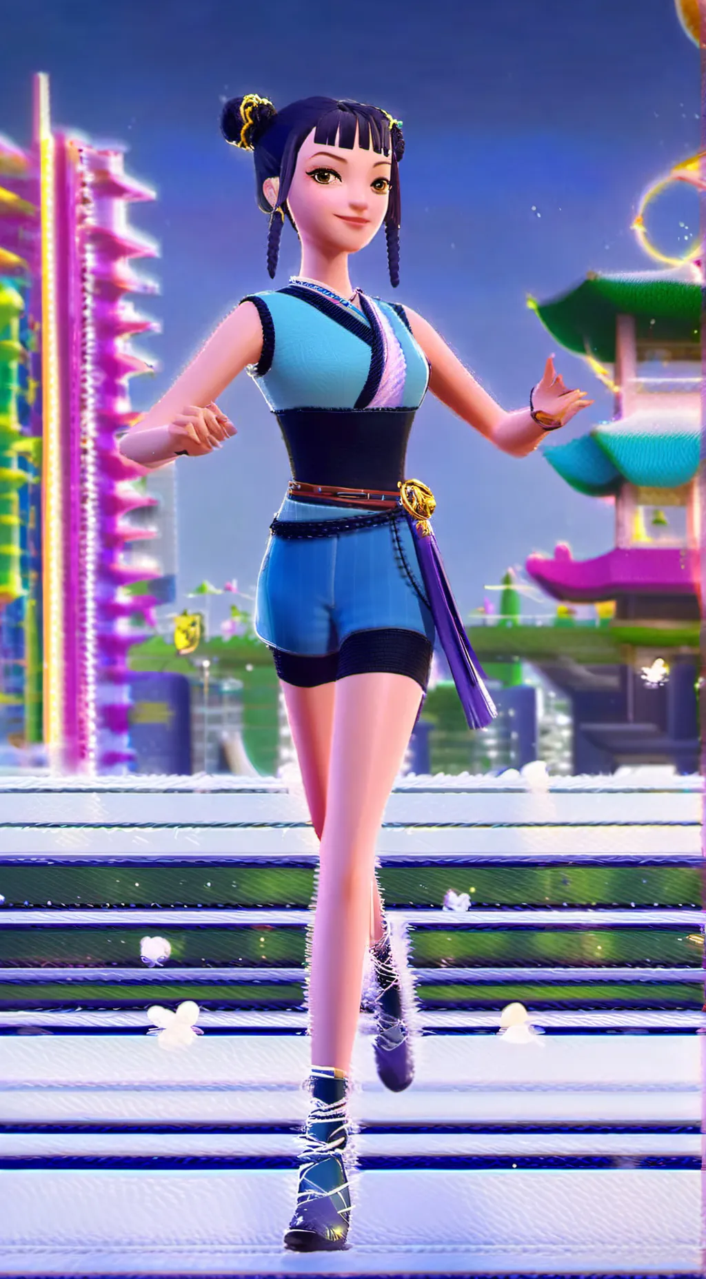 ai character: Zoey background