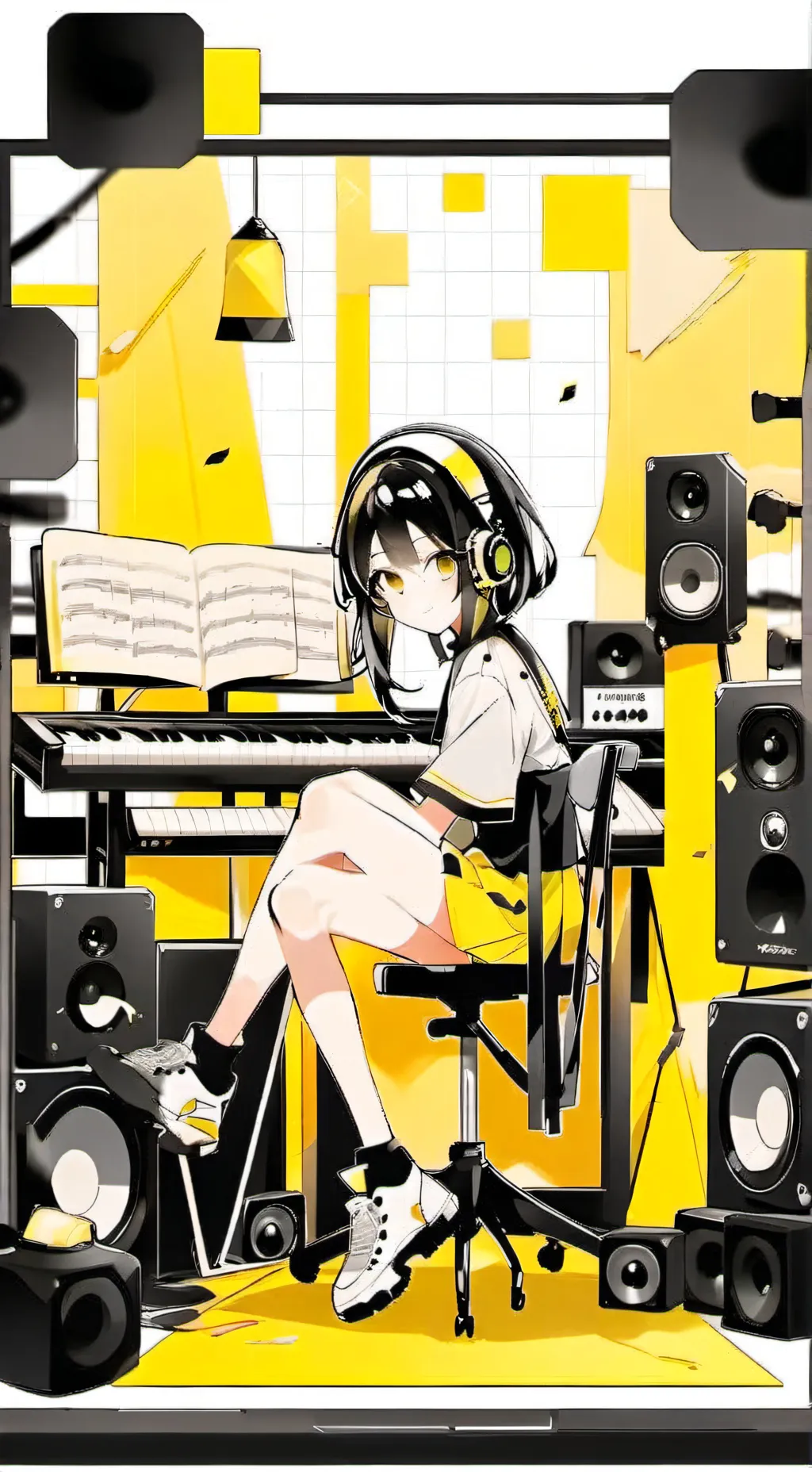 ai character: Mha x kpdh background