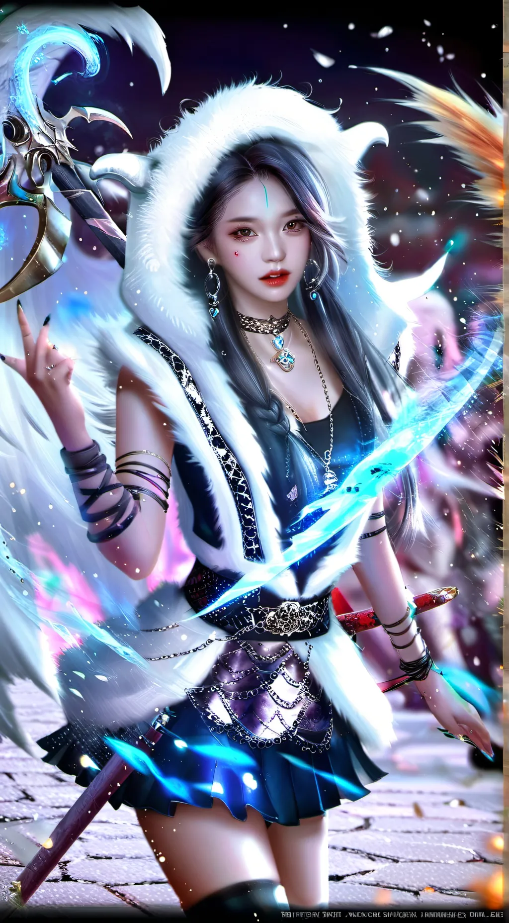 ai character: Zoey  background