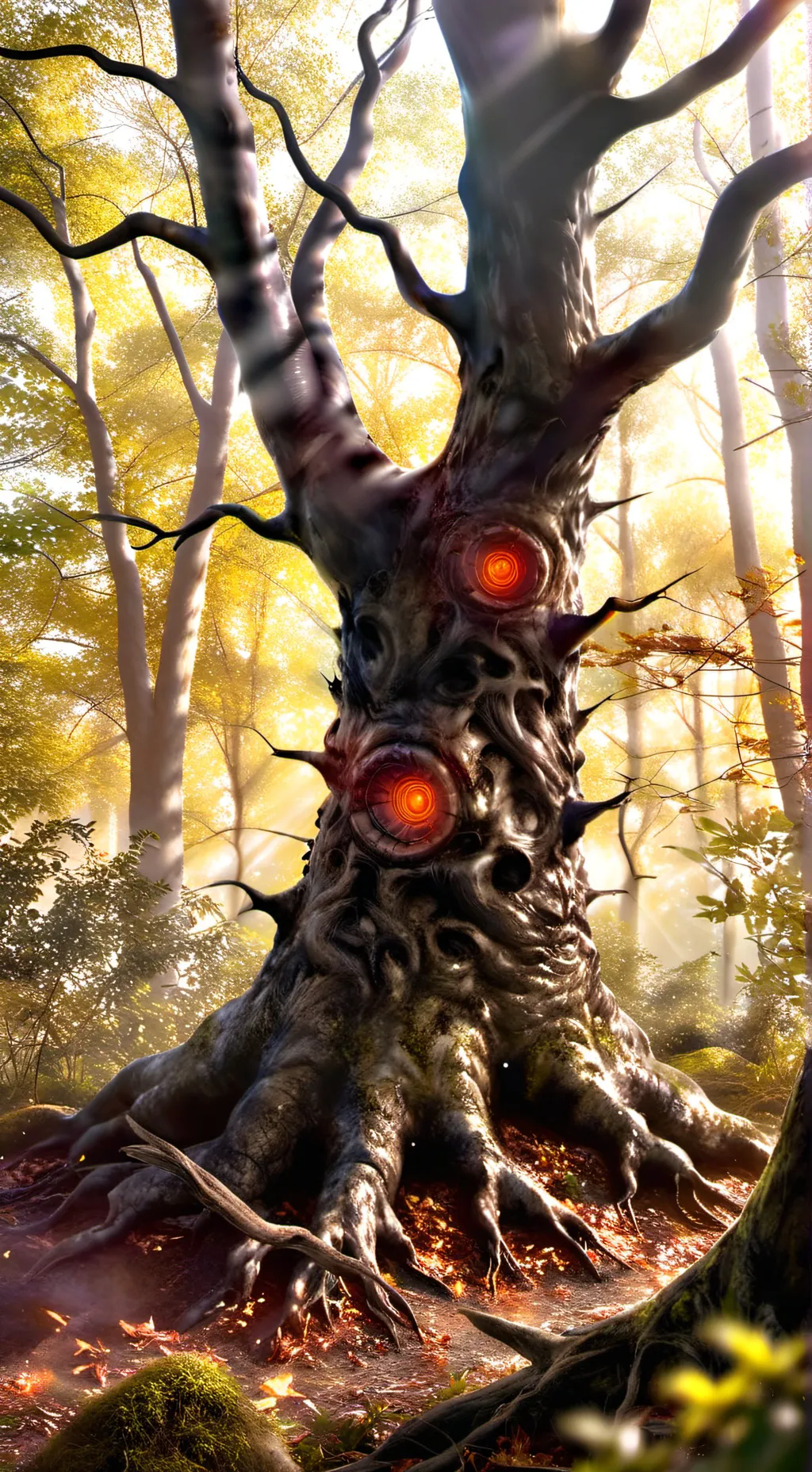 ai character: MHA camping background