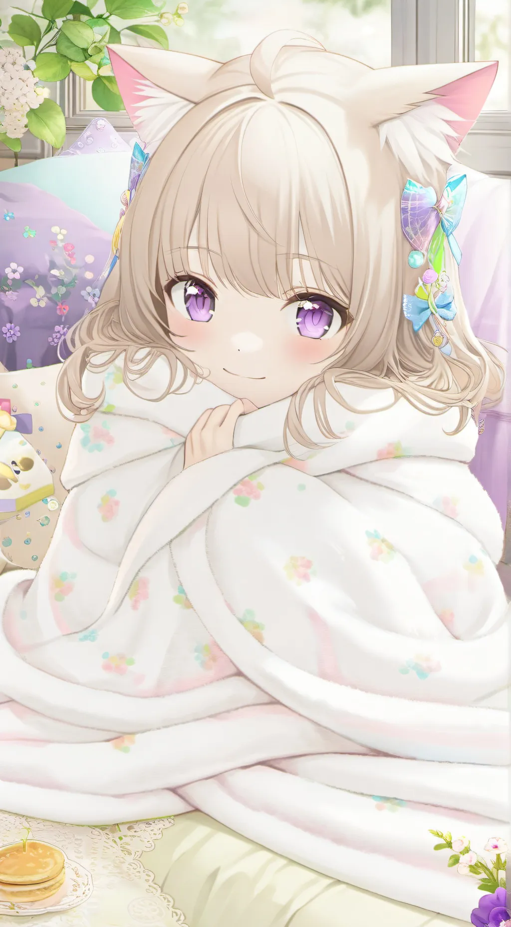 ai character: Blackberry Dream Furry background