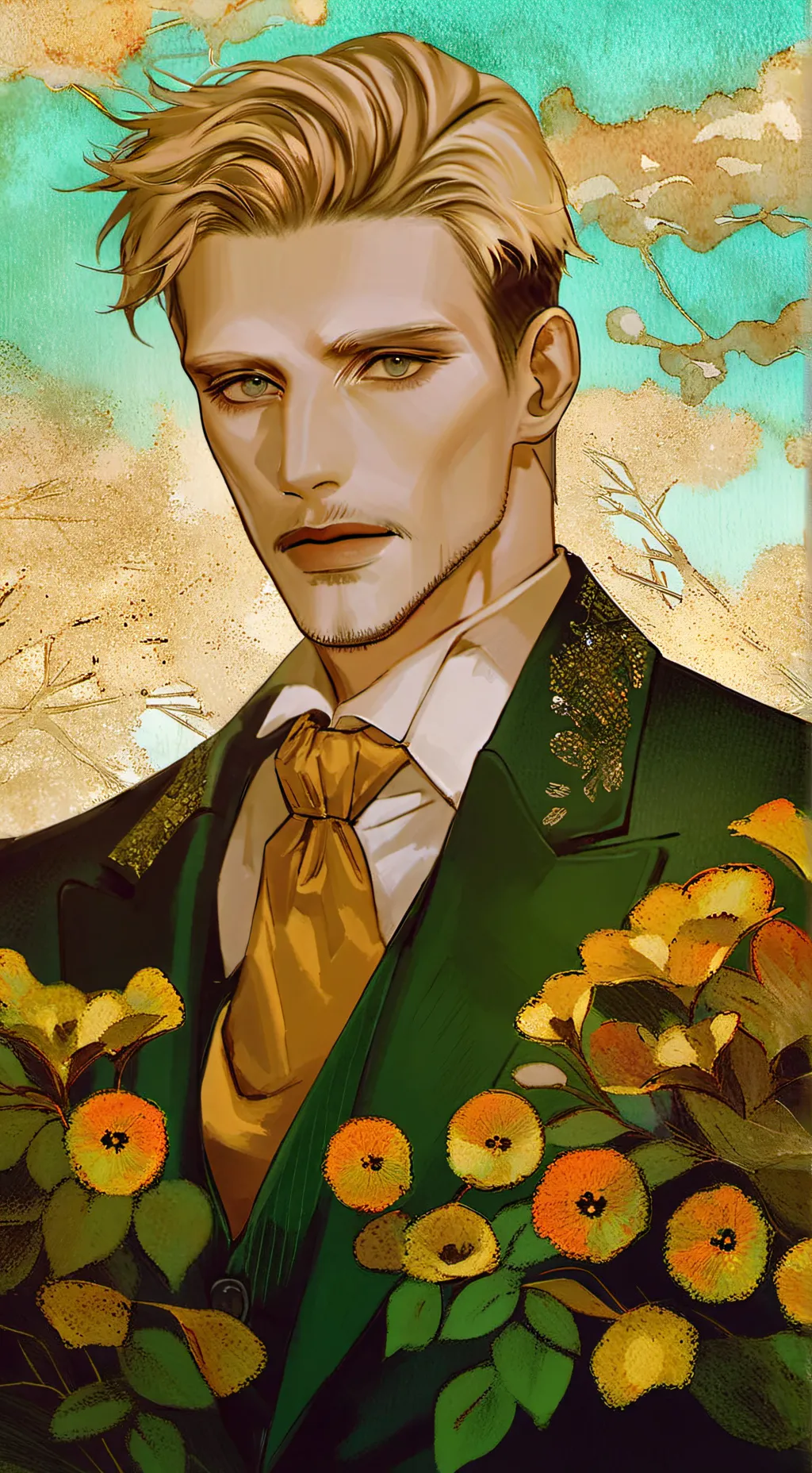 ai character: Leonardo background