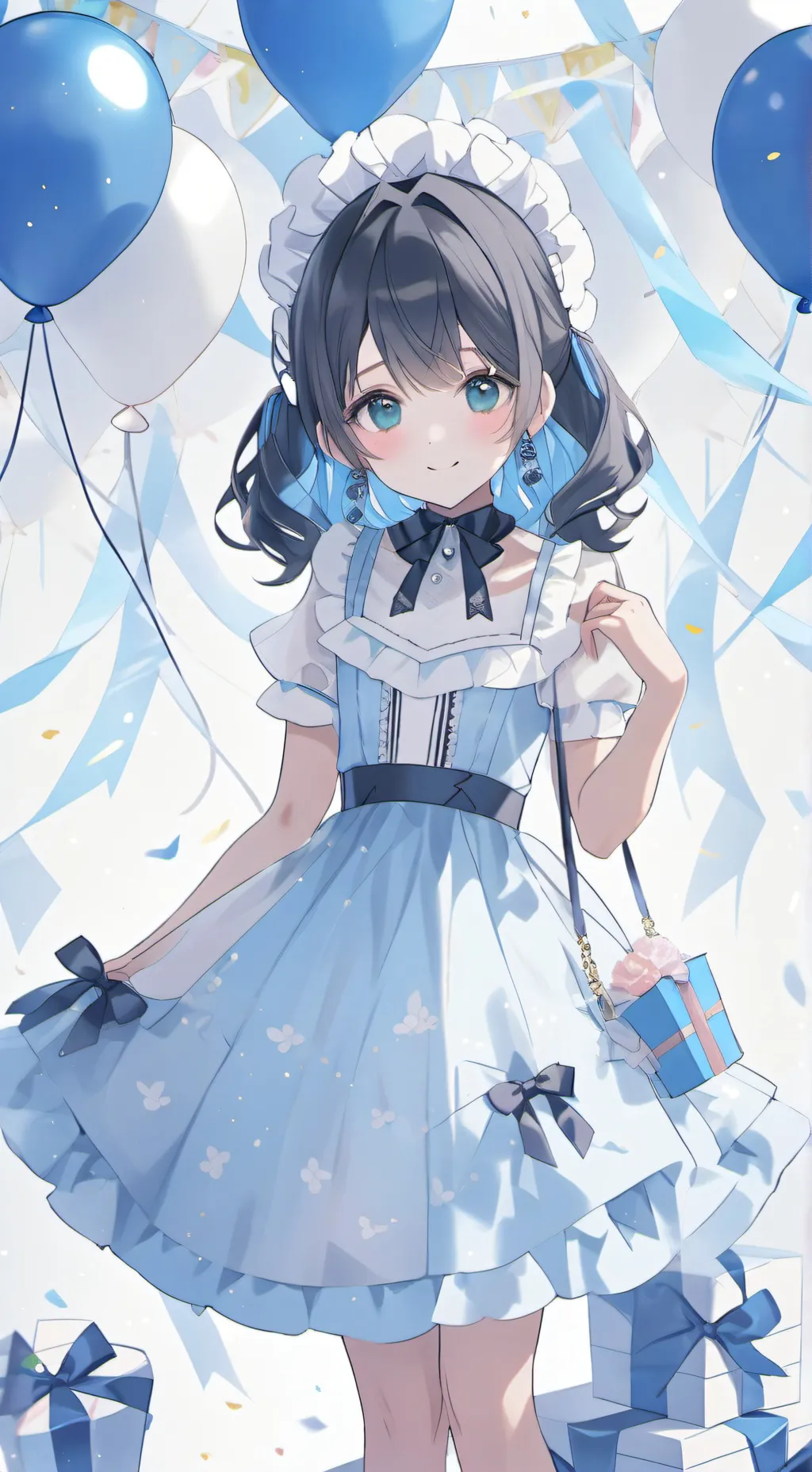 ai character: BIRTHDAY PARTY  background