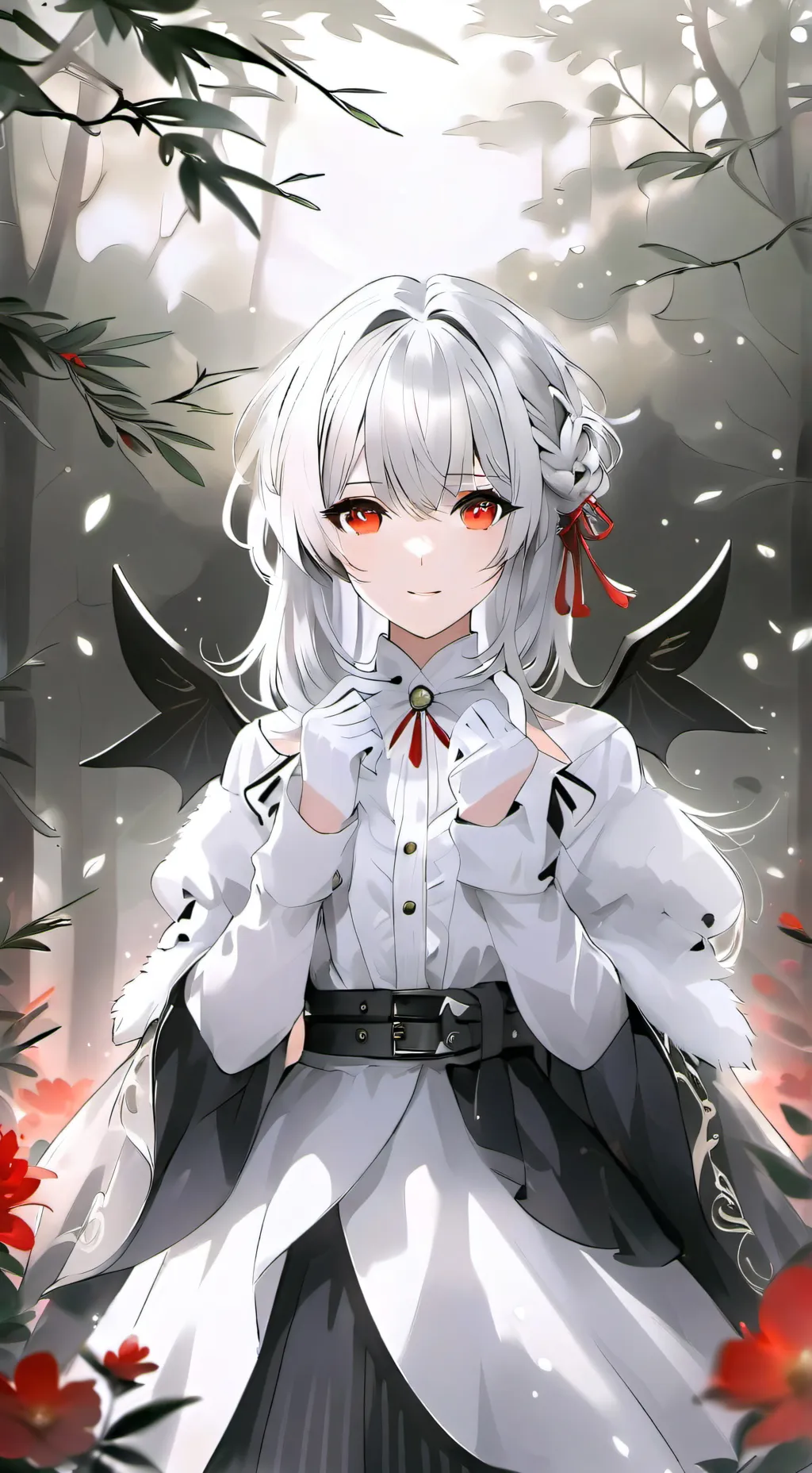 ai character: 白墨尤 background