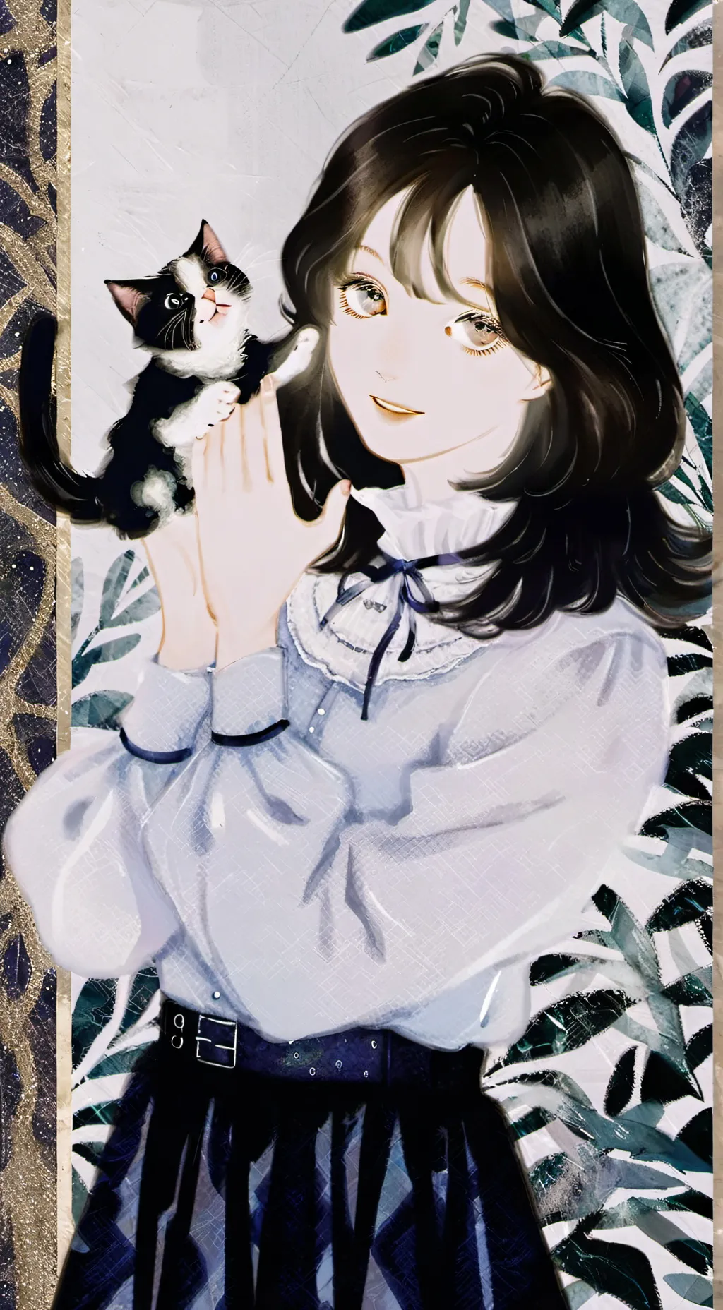 ai character: uwu cat background