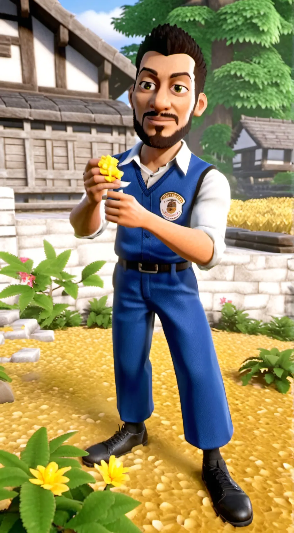 ai character: random person background