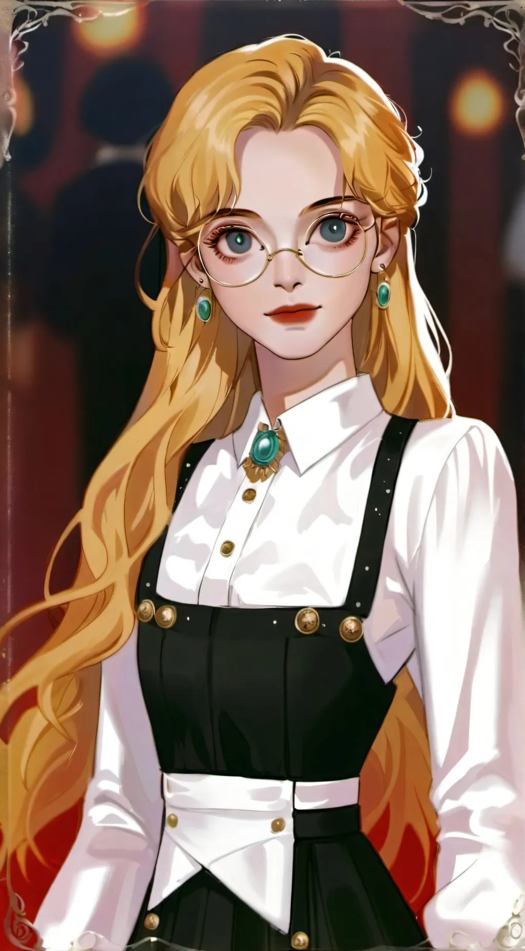 ai character: Kim  background