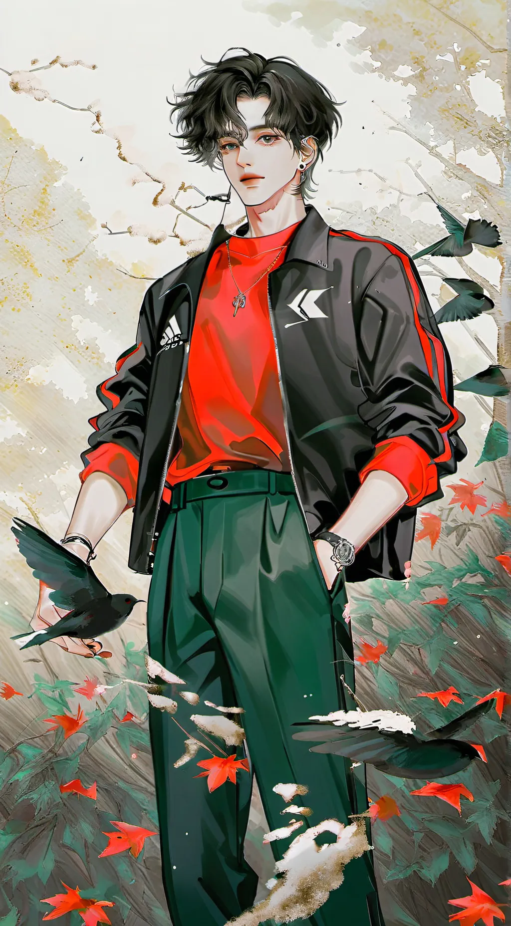 ai character: 🔥Damian😝 background