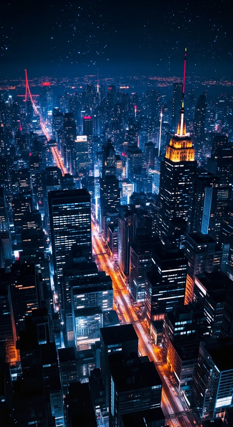 ai character: Life in NYC background