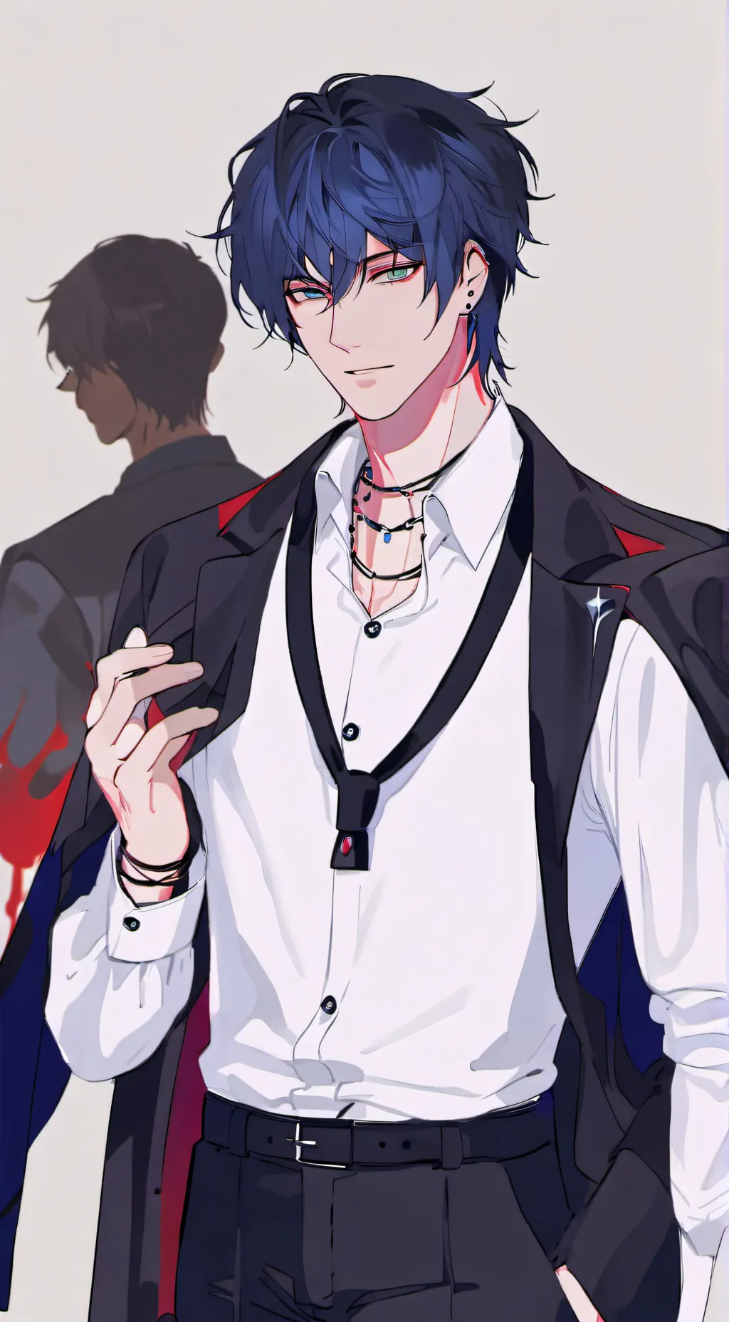 ai character: Xavier Bl background