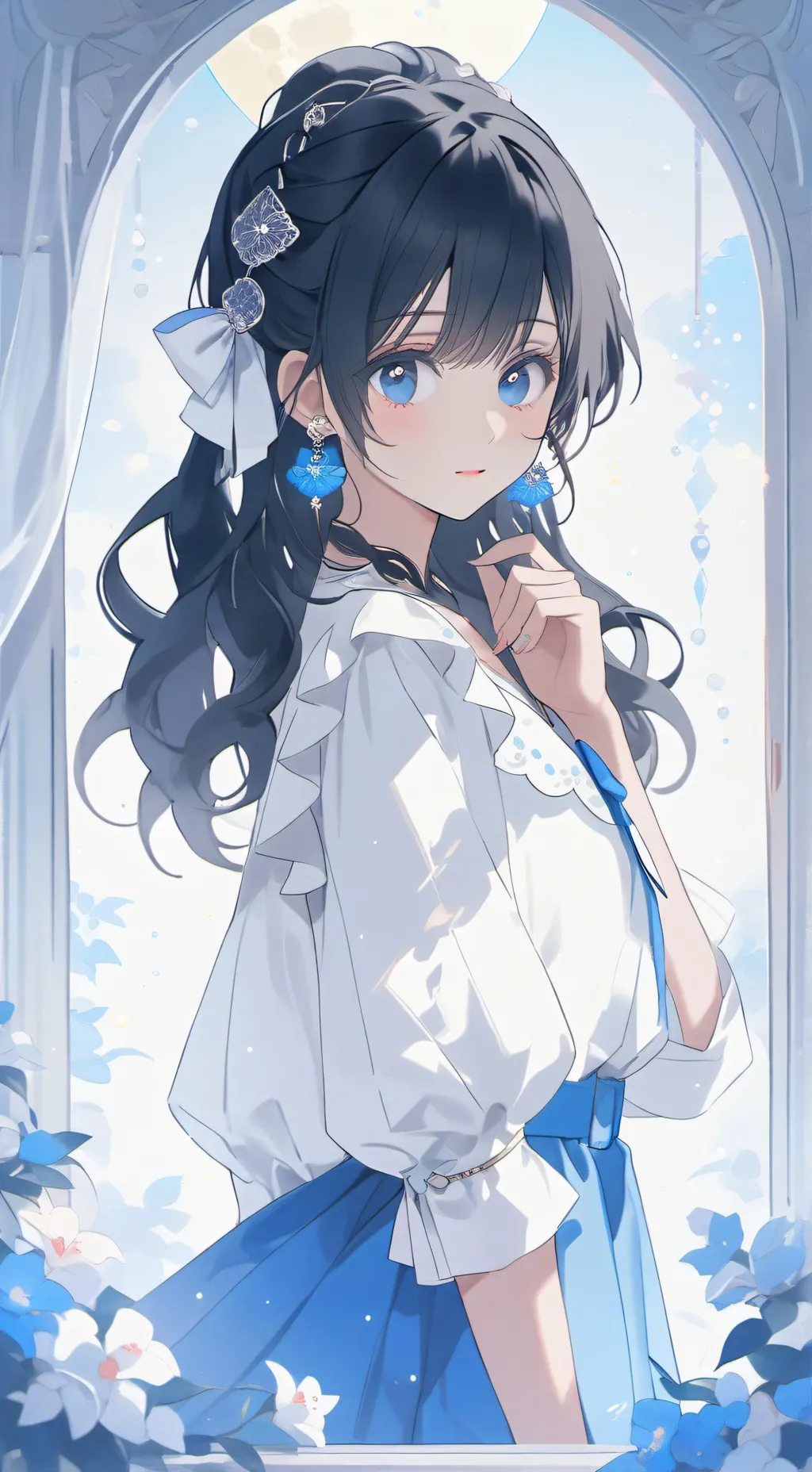 ai character: Mizuki background