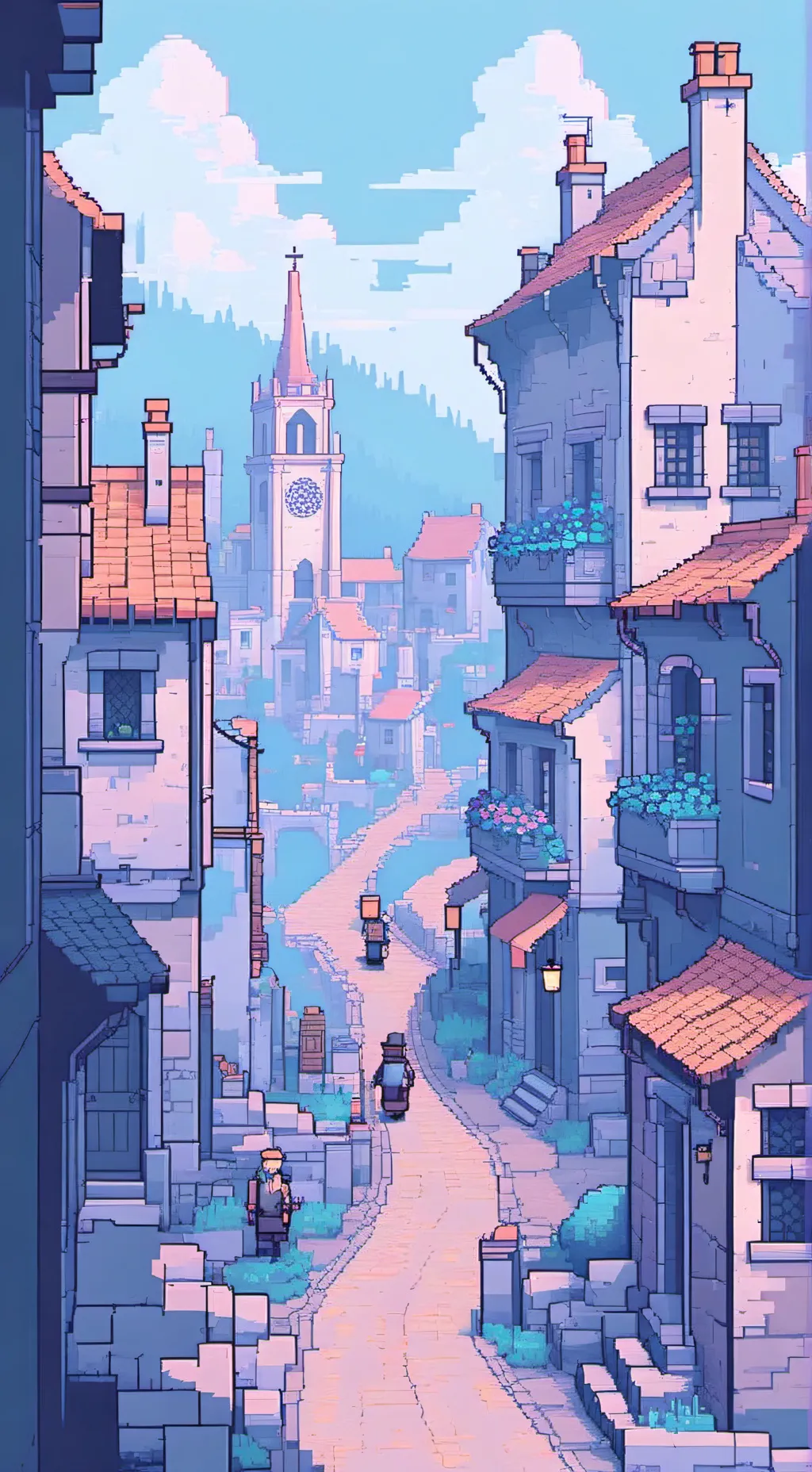 ai character: your village sim background