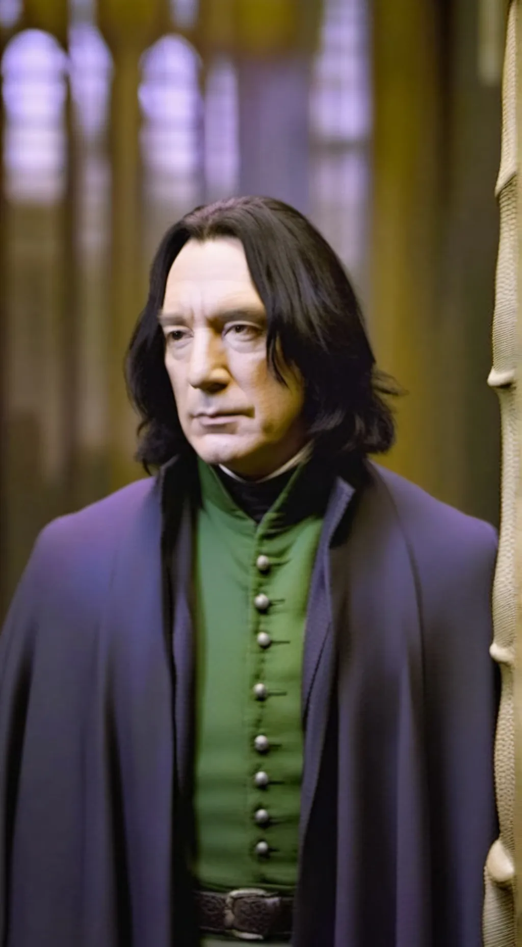 ai character: Severus snape  background
