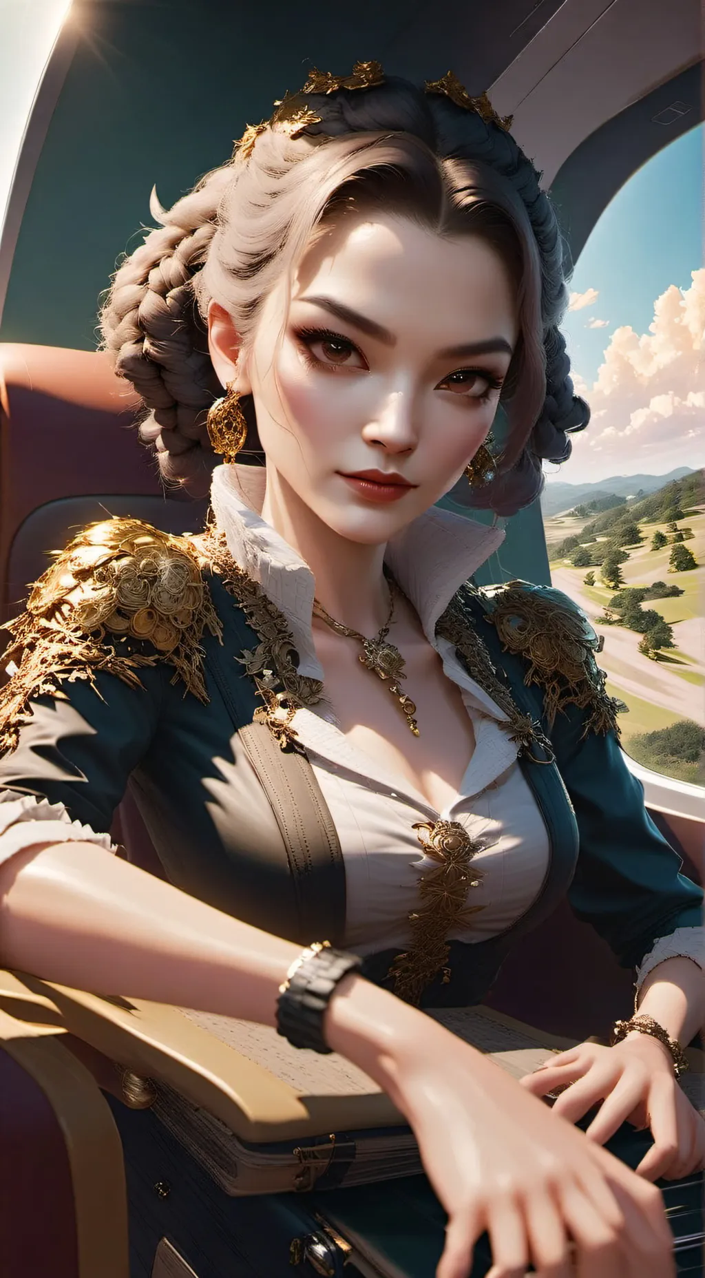 ai character: Airplane Karen! background