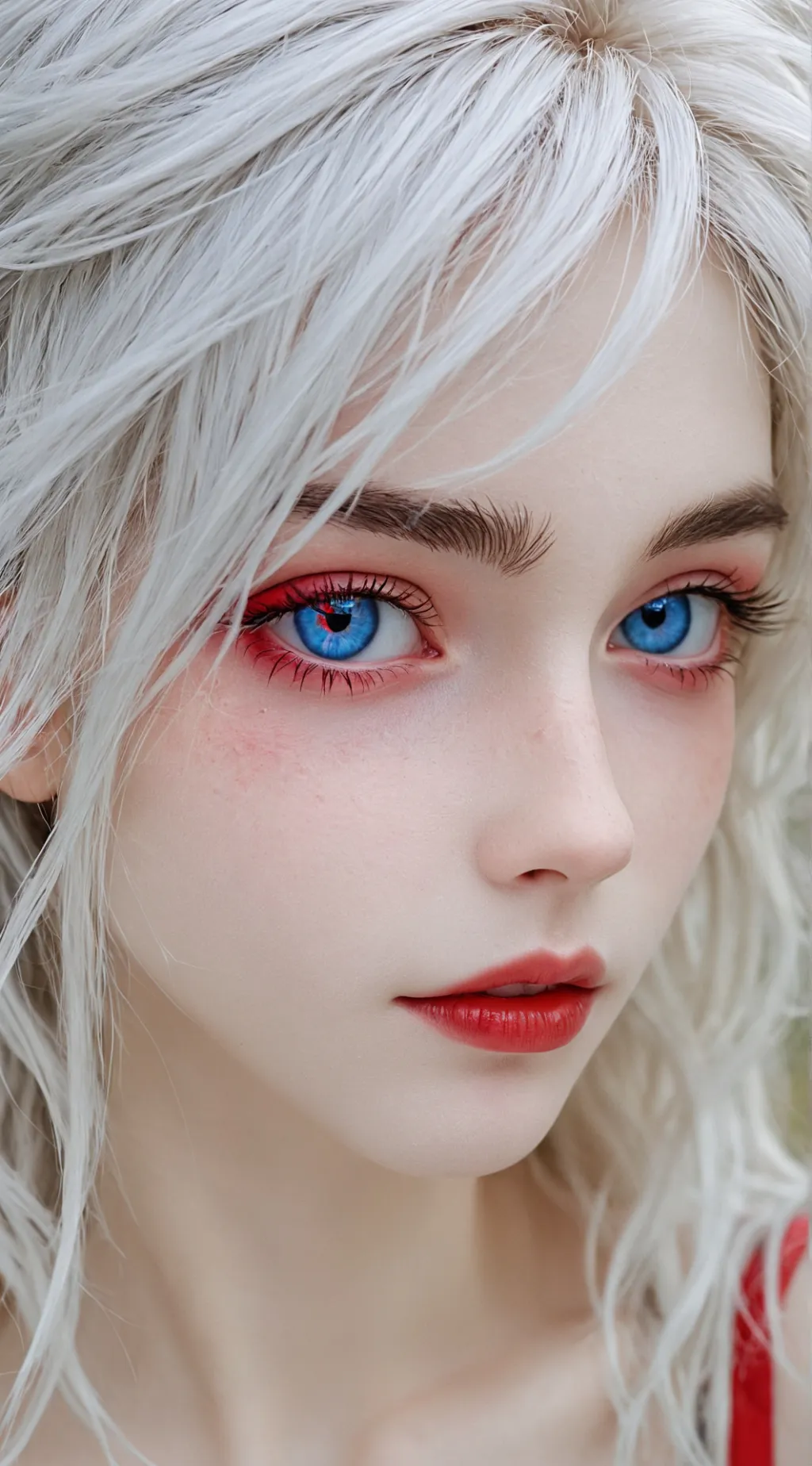 ai character: Riley White background