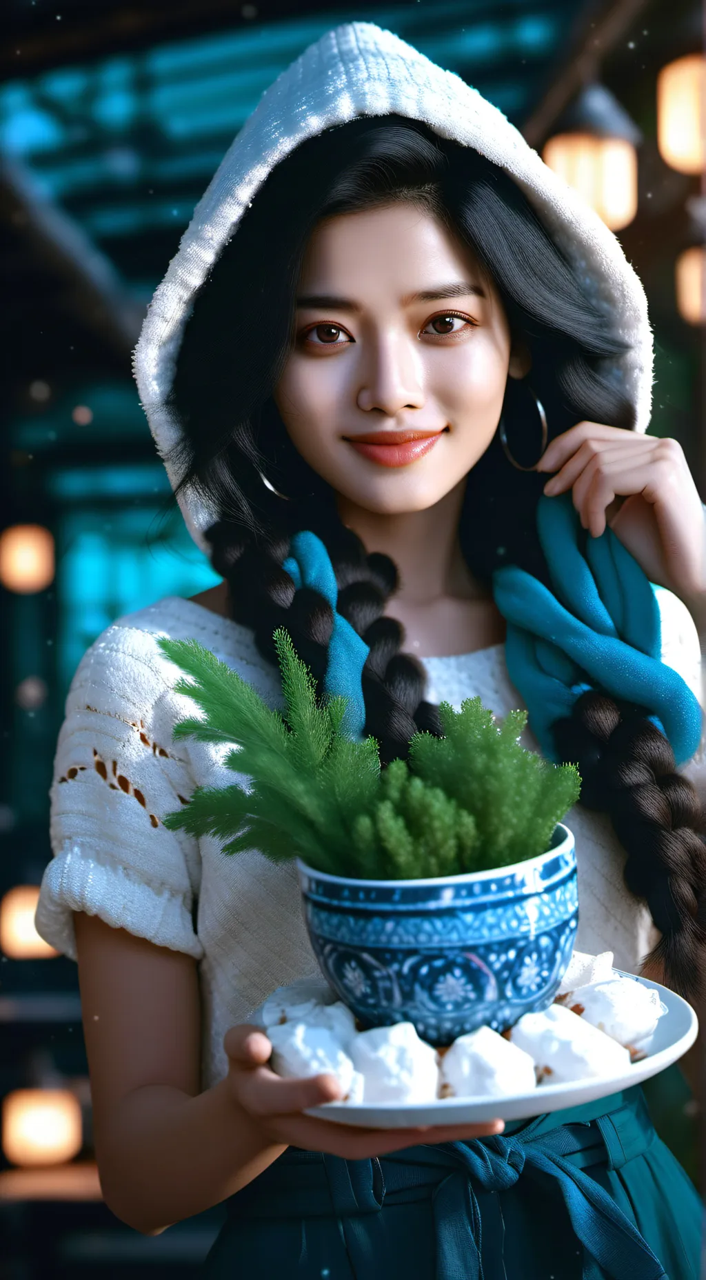 ai character: Elara background