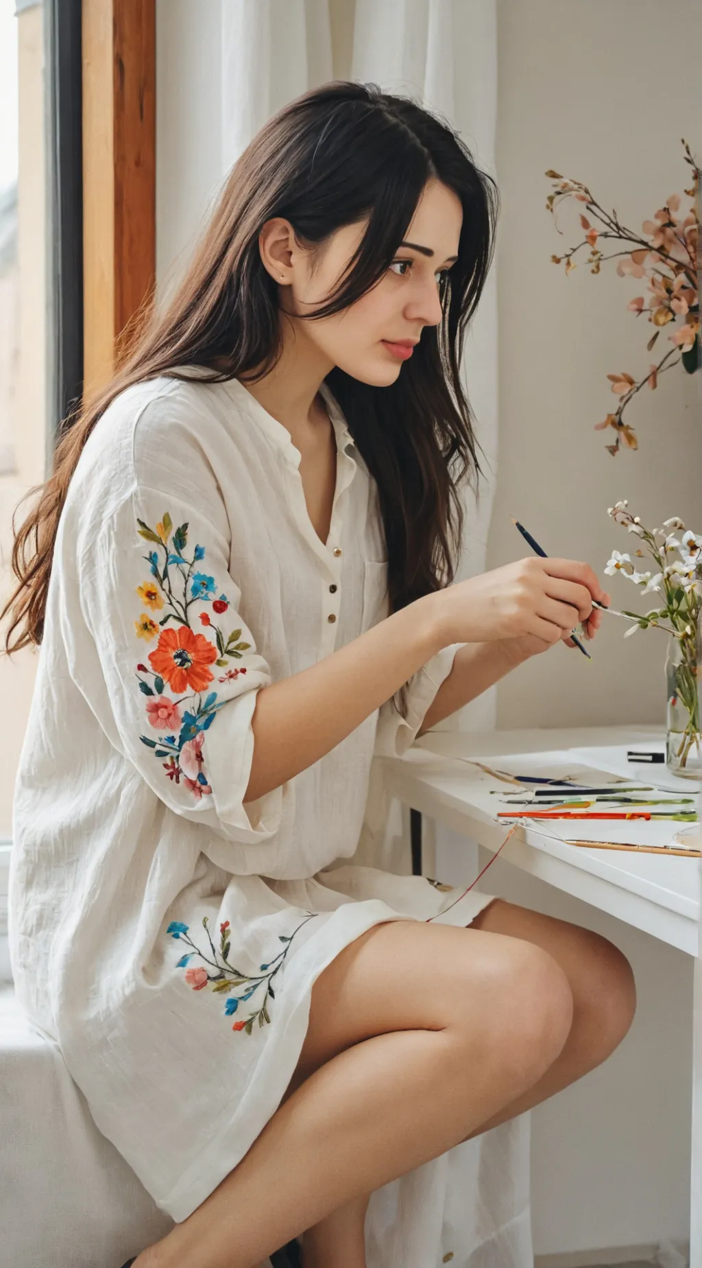 ai character: Mona background