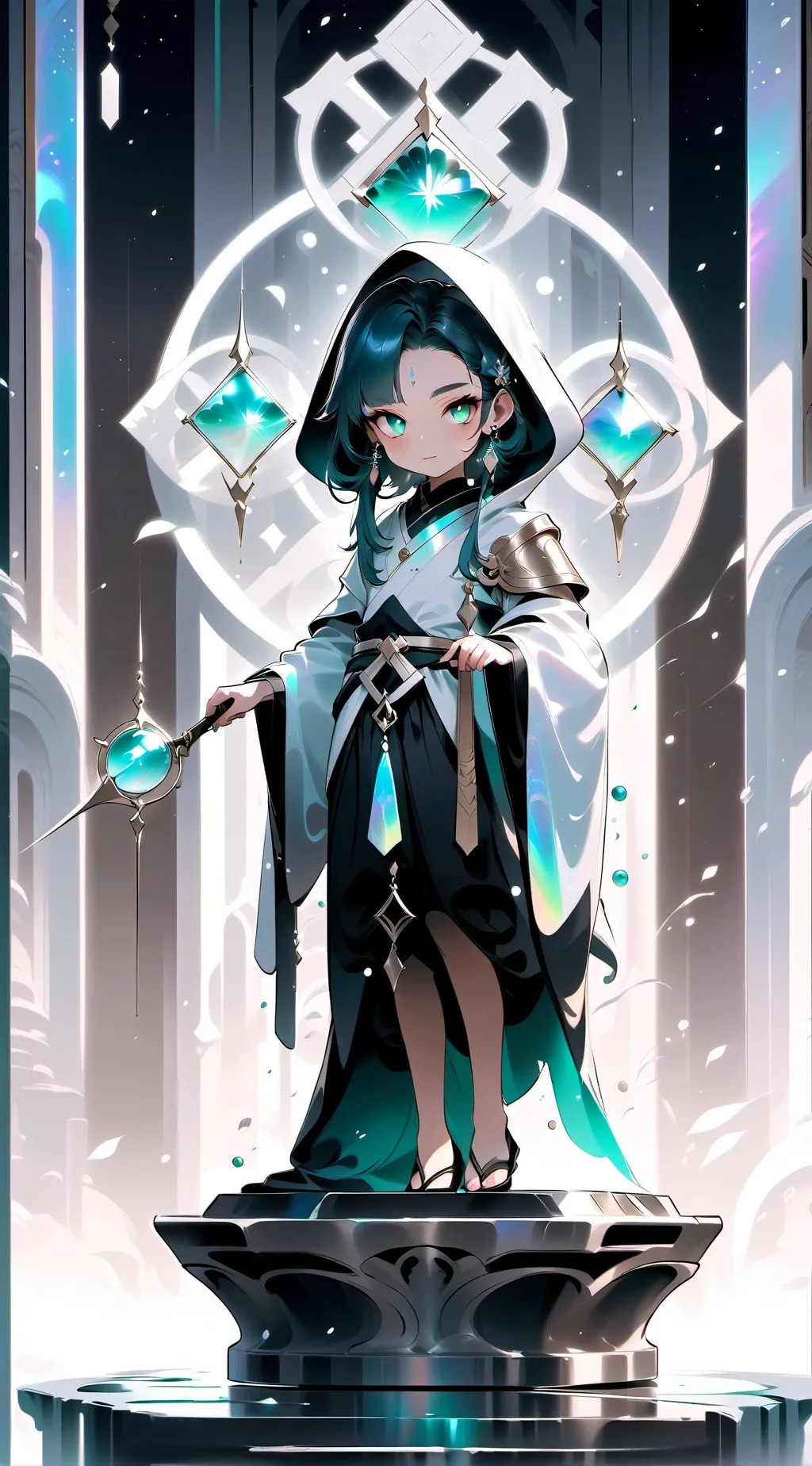 ai character: ugly crusty heat background