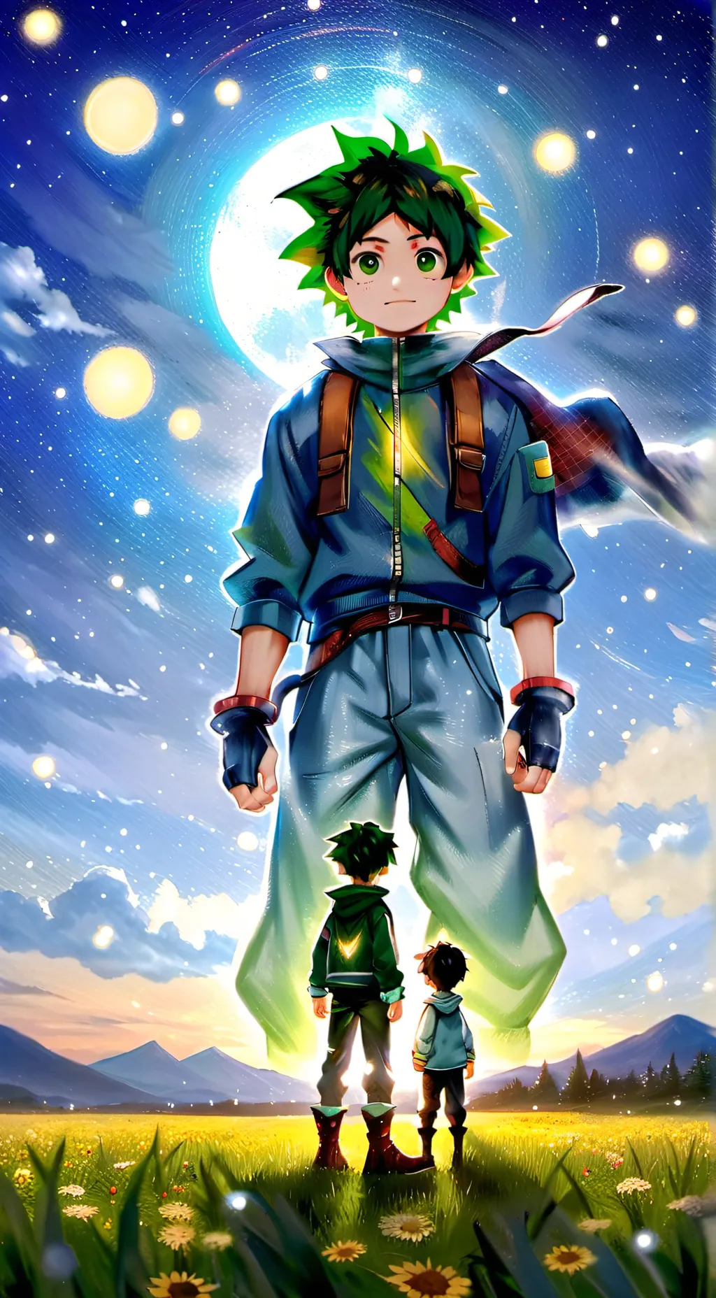 ai character: mha life about dk background