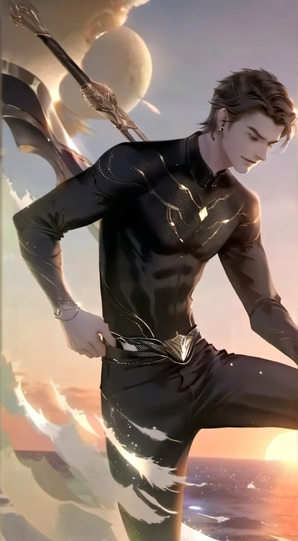 ai character: Рей ман background