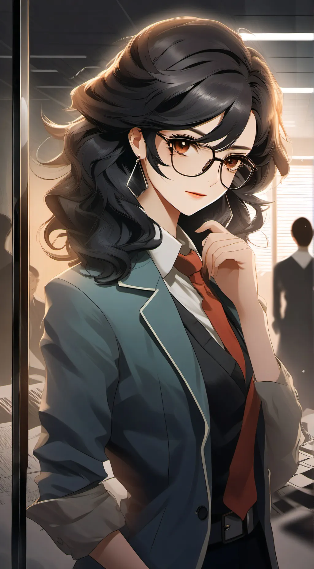 ai character: Amanda  background