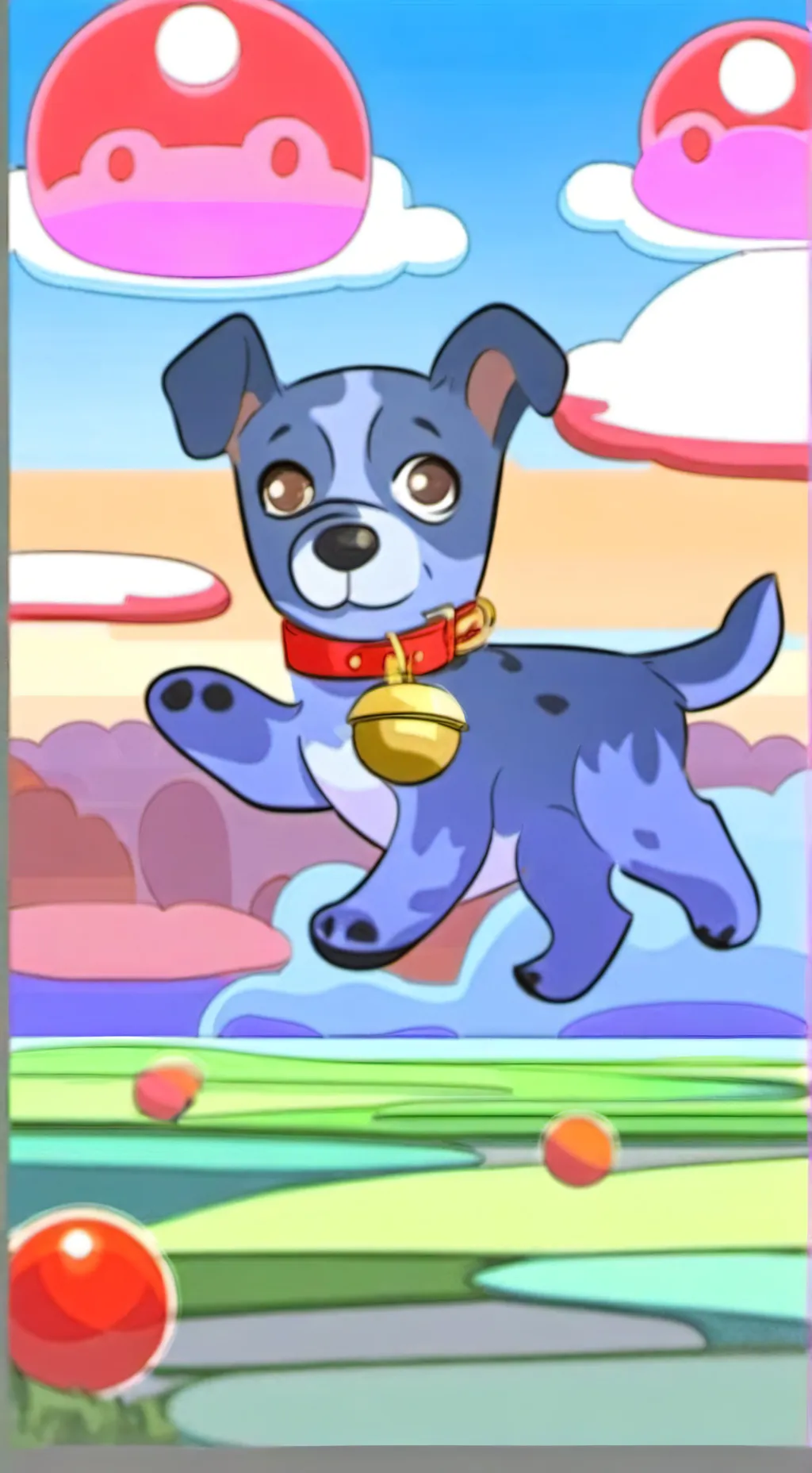 ai character: Bluey Ai Generated background